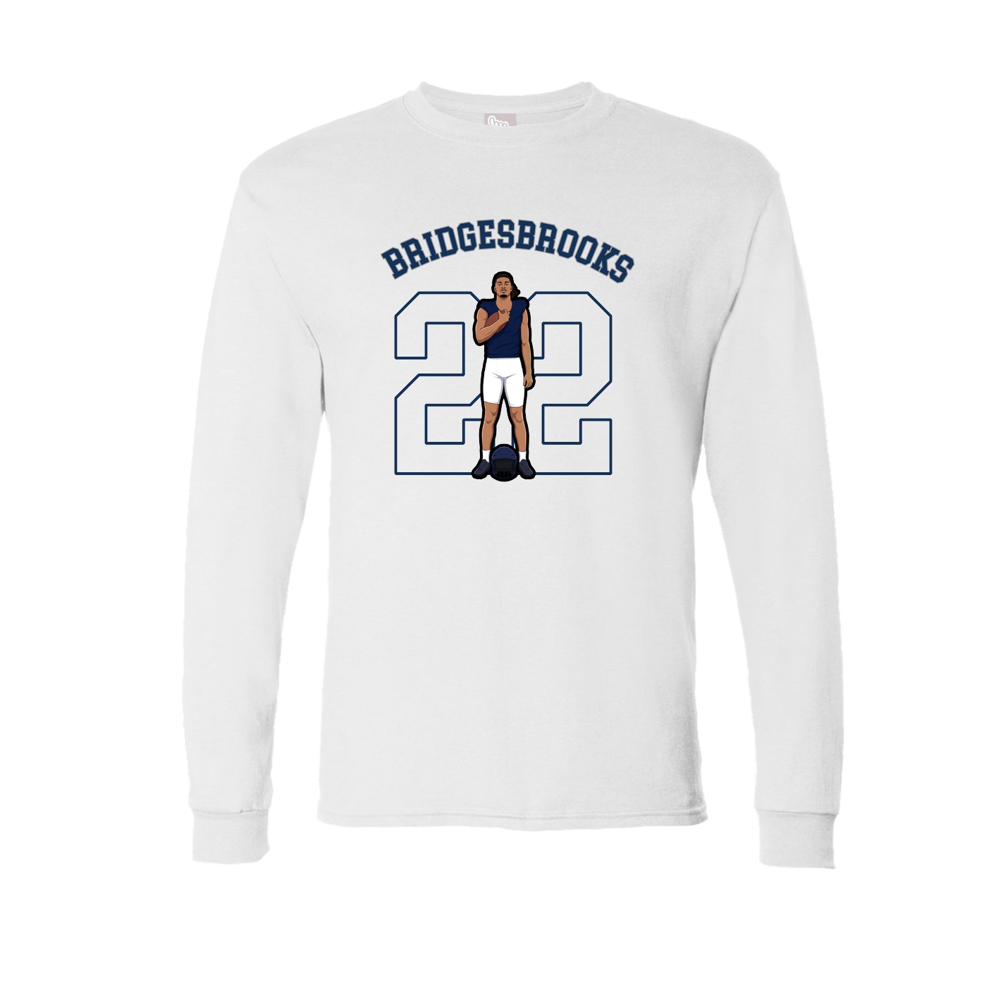 Long Sleeve Tee — Shirsey Arch in White