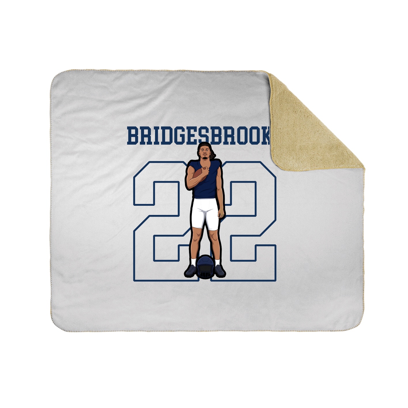 Throw Blanket — Shirsey in White
