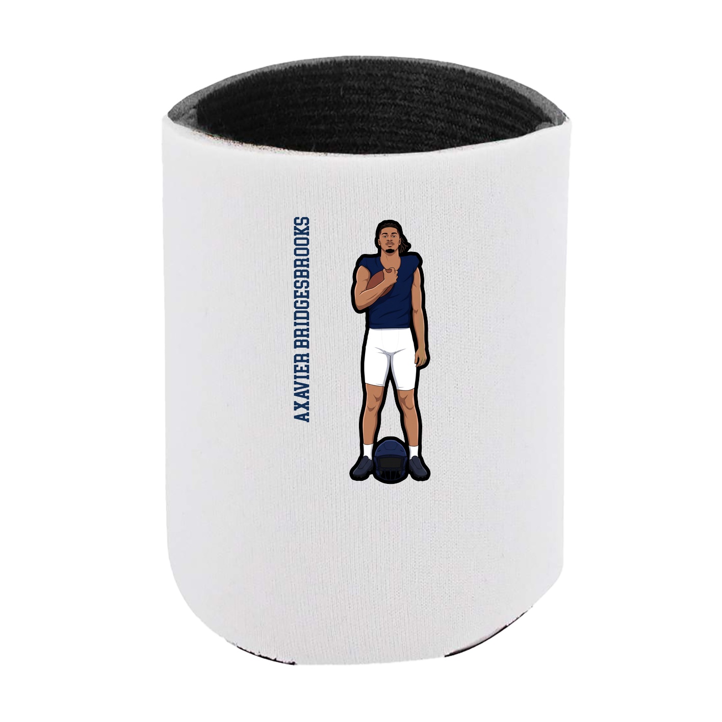 Can Holder — Name Vertical in White