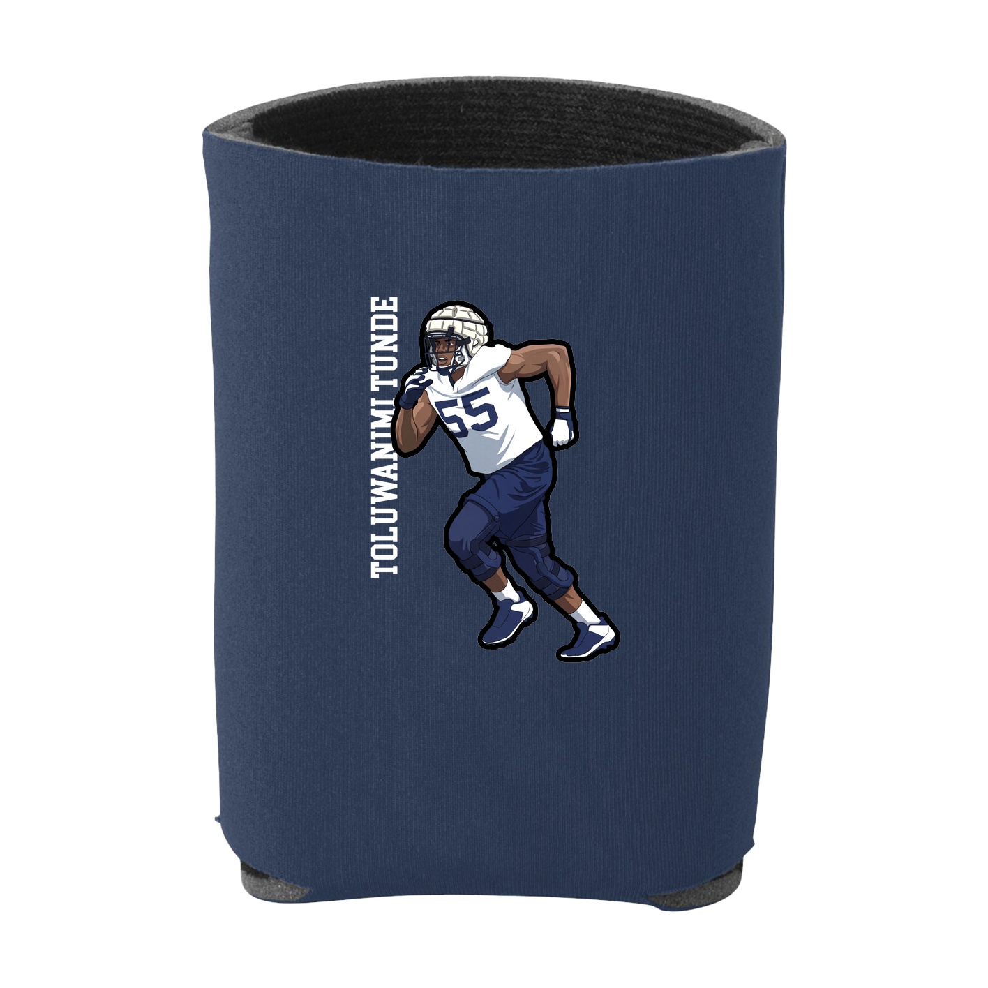 Can Holder — Name Vertical in Navy