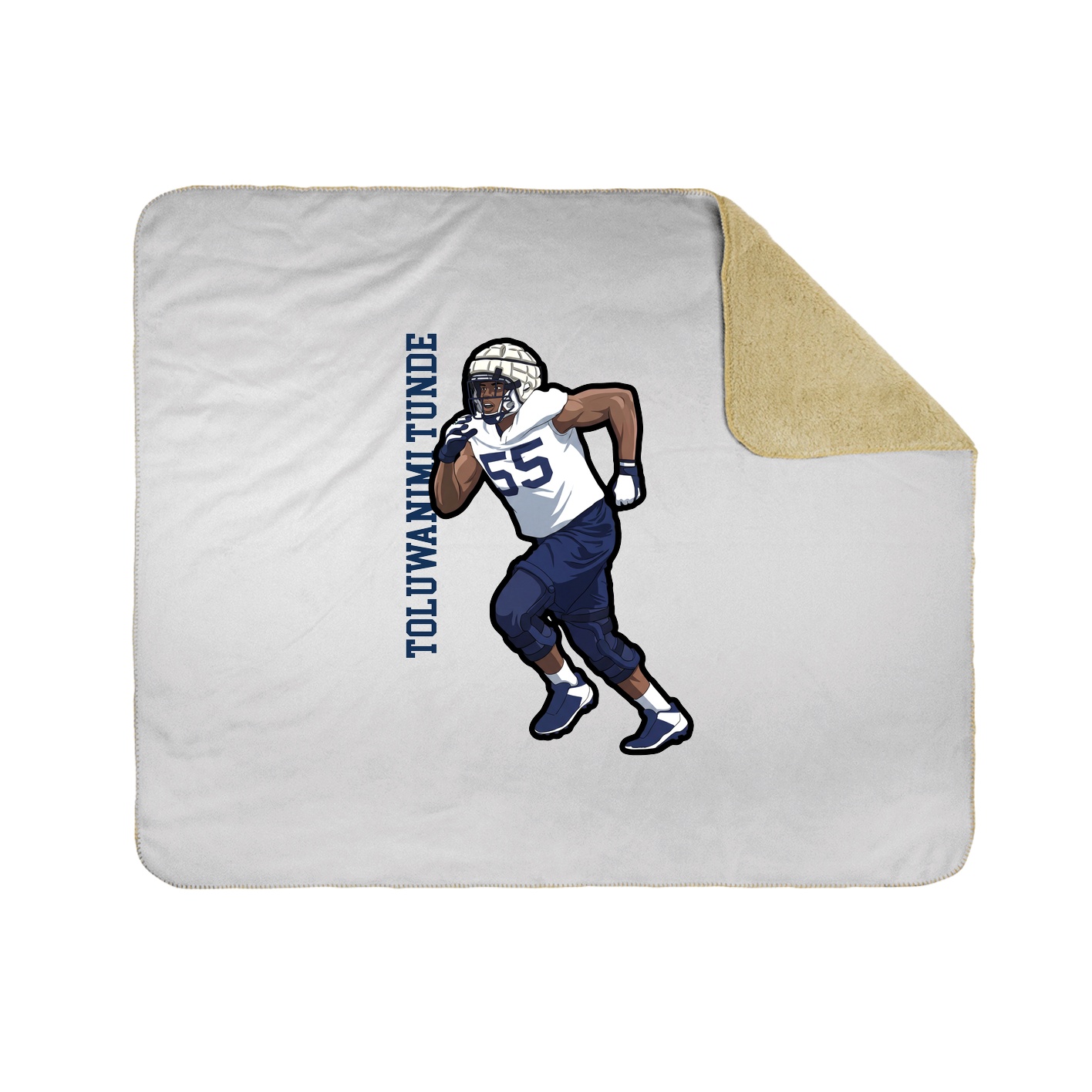 50x60 Sherpa Lined Throw Blanket