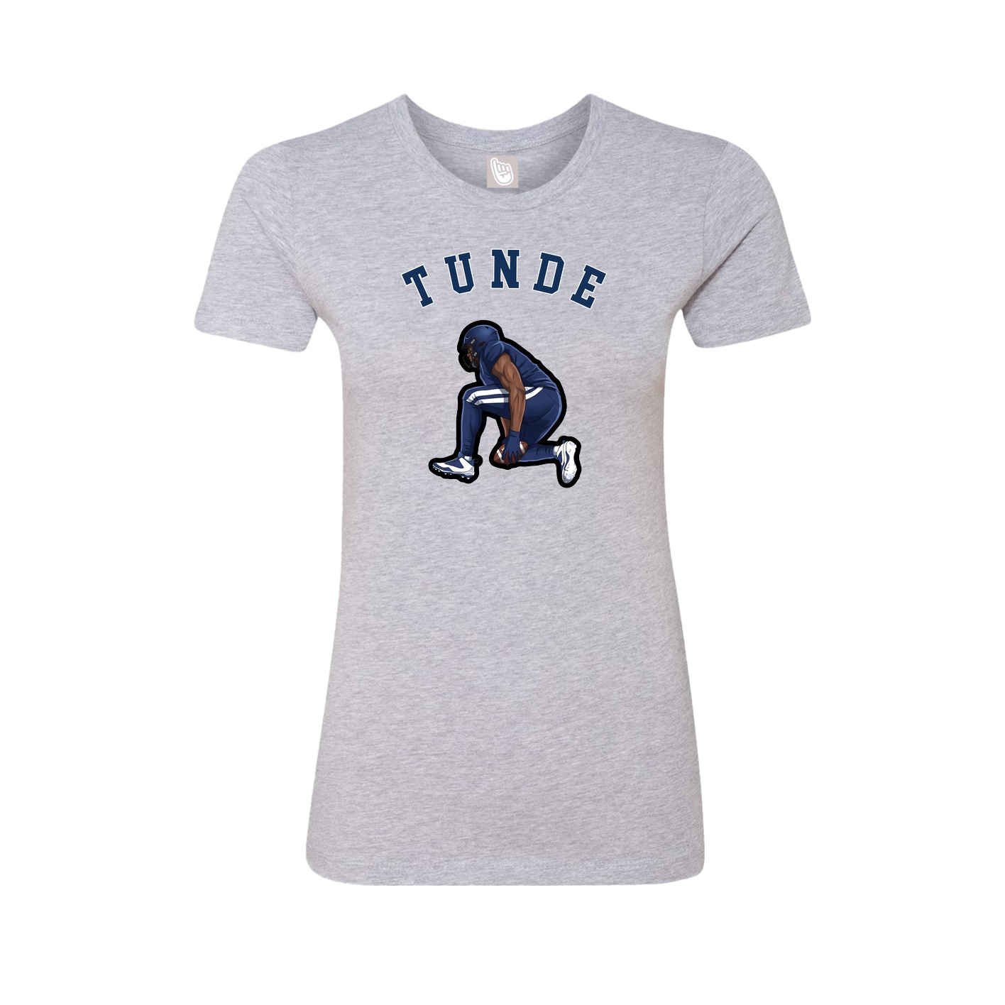 Fitted Women's Tee — Shirsey Arch in Grey