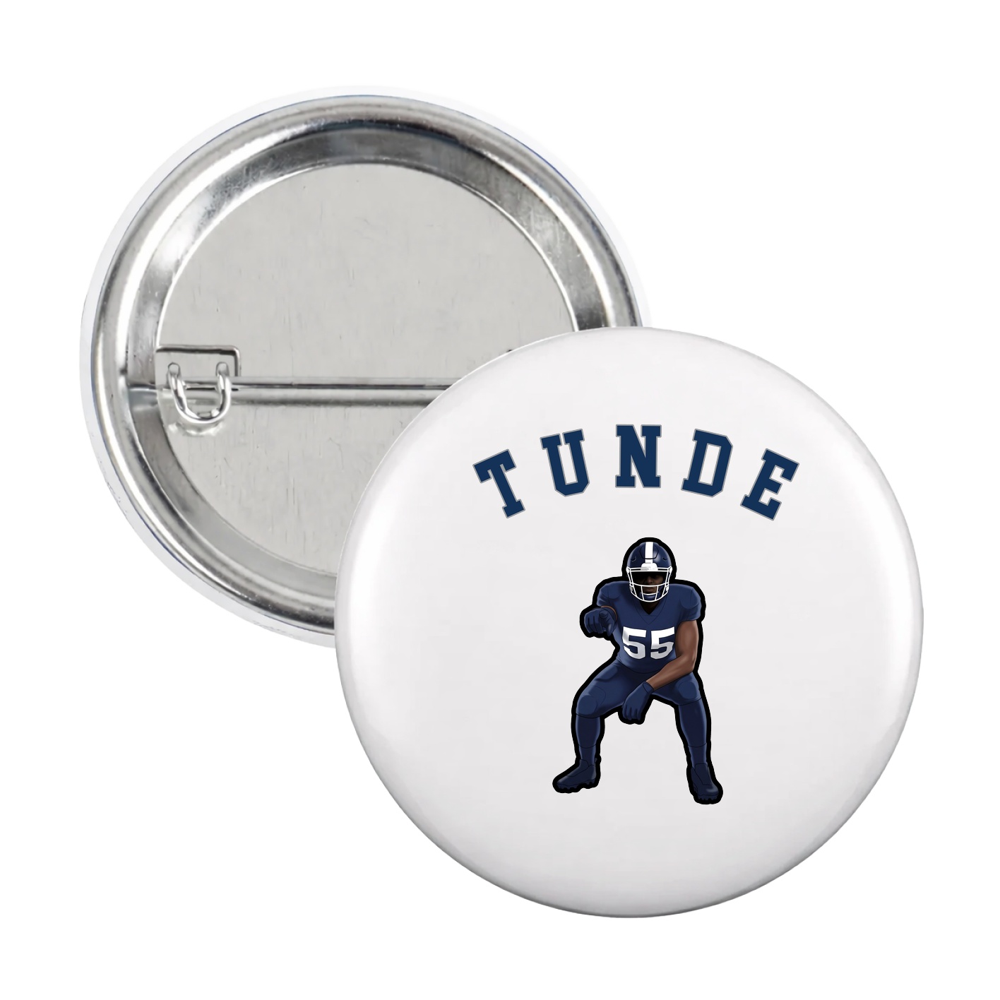Game Day Button — Shirsey Arch in White