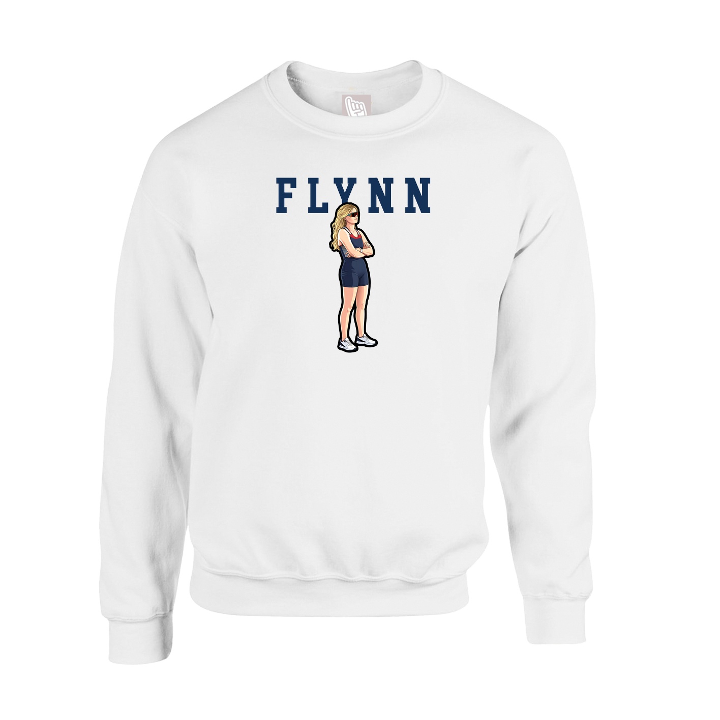 Fleece Crew — Shirsey in White