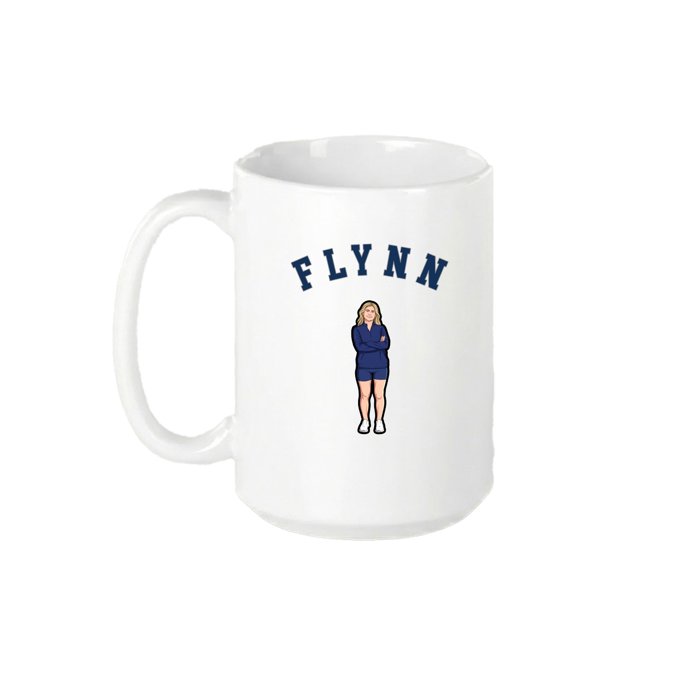 15oz Coffee Mug — Shirsey Arch in White