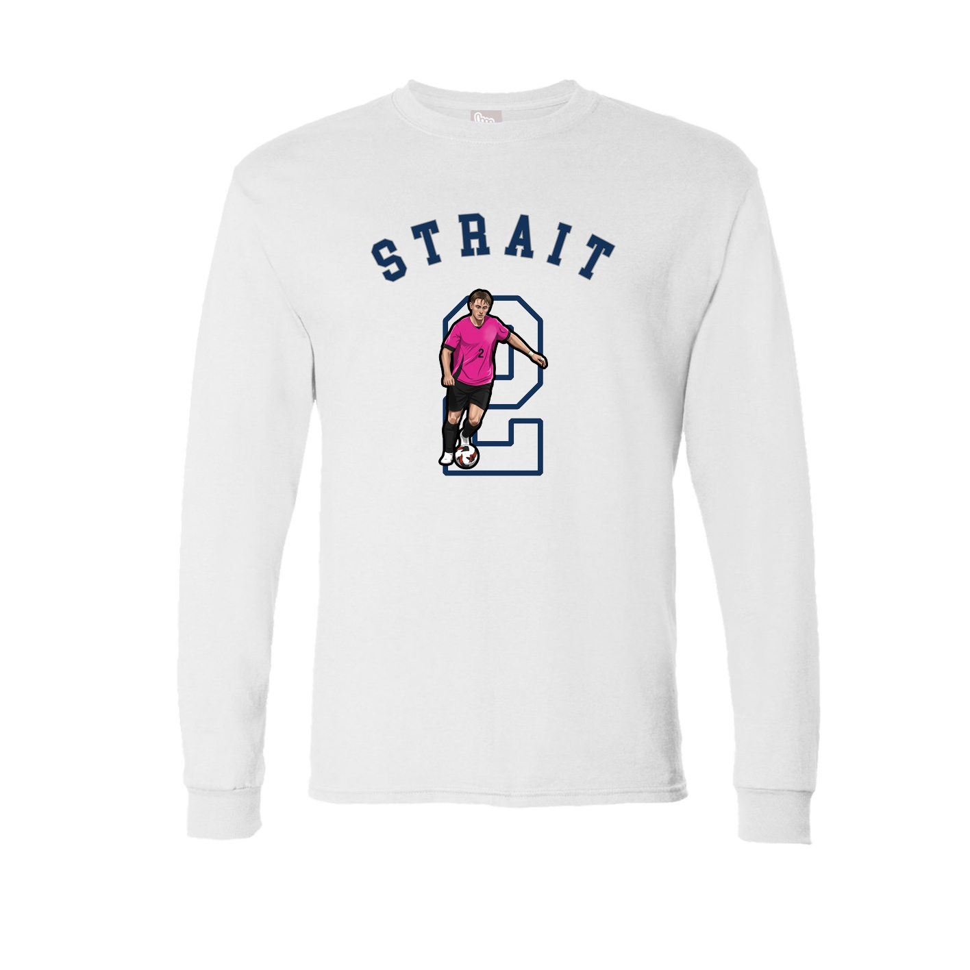 Long Sleeve Tee — Shirsey Arch in White