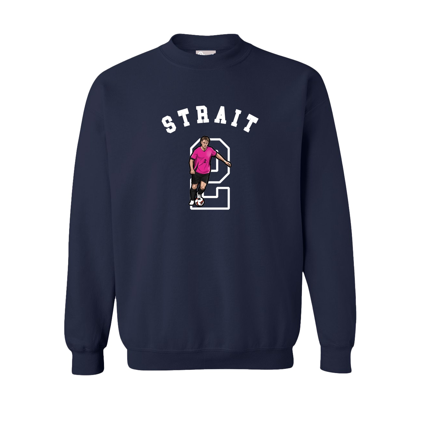 Fleece Crew — Shirsey Arch in Navy