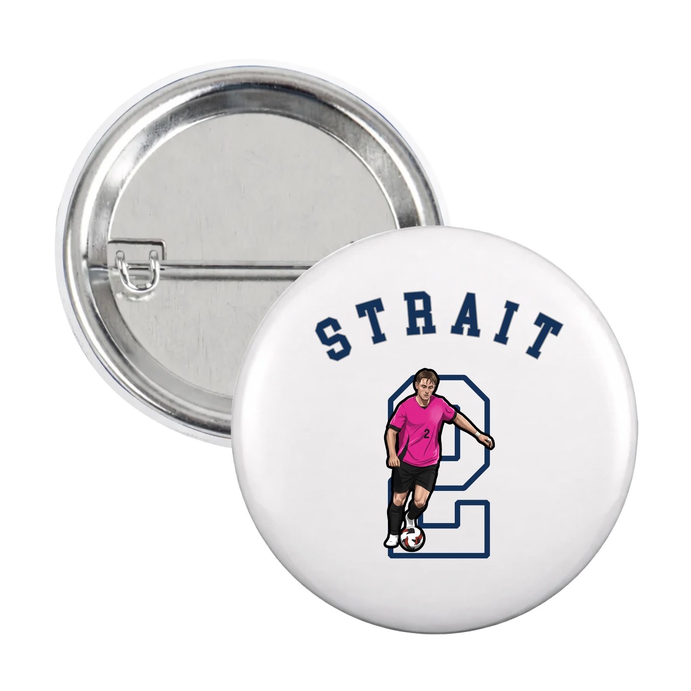 Game Day Button — Shirsey Arch in White
