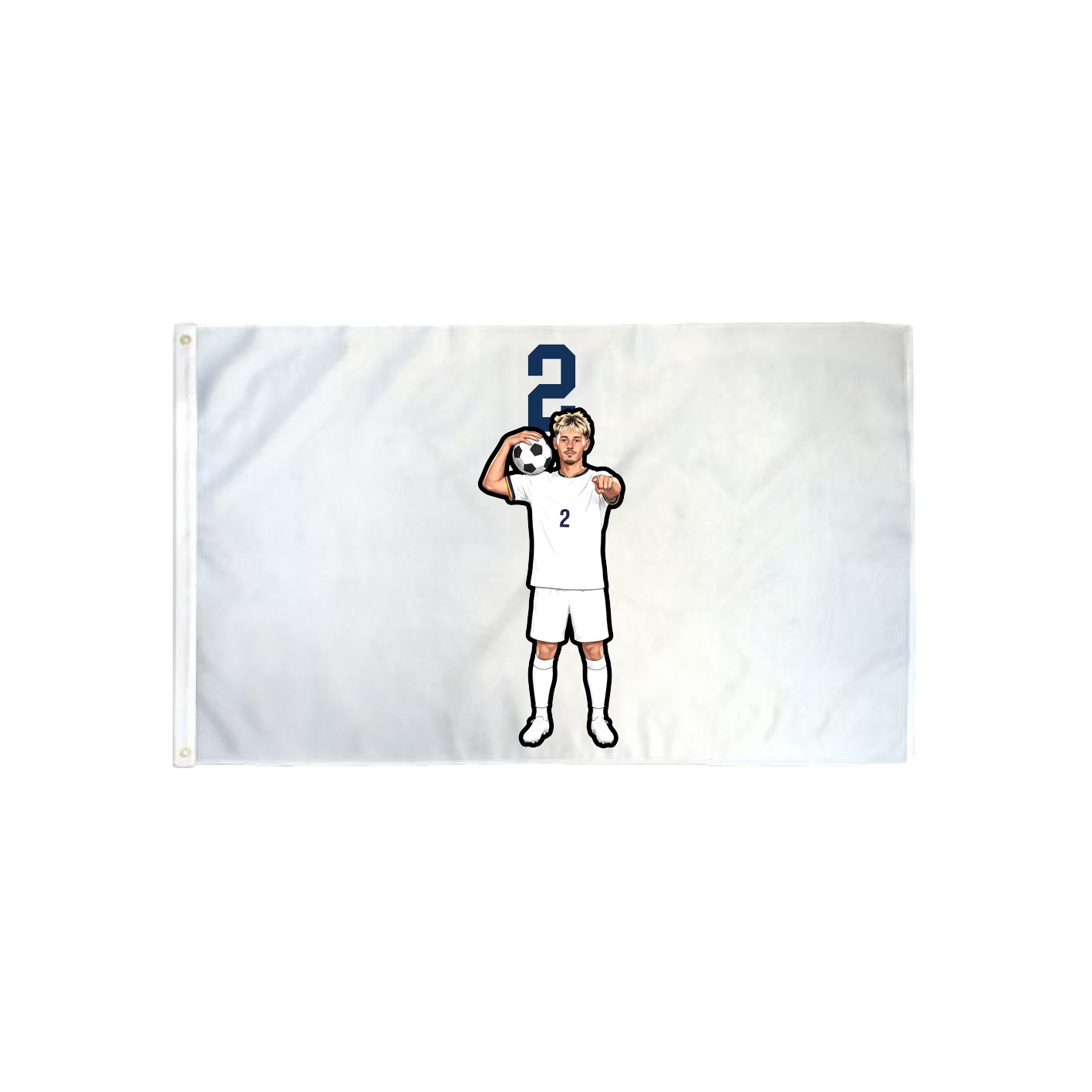 3x5 Flag — Number Top in Classic