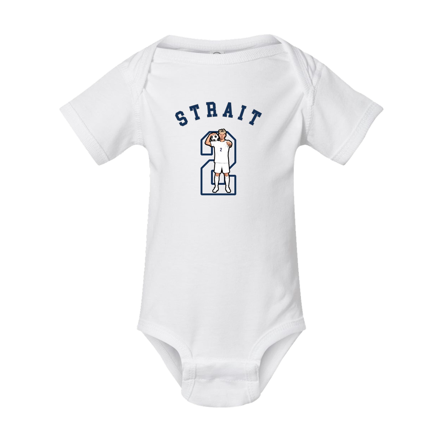 Baby Onesie — Shirsey Arch in White