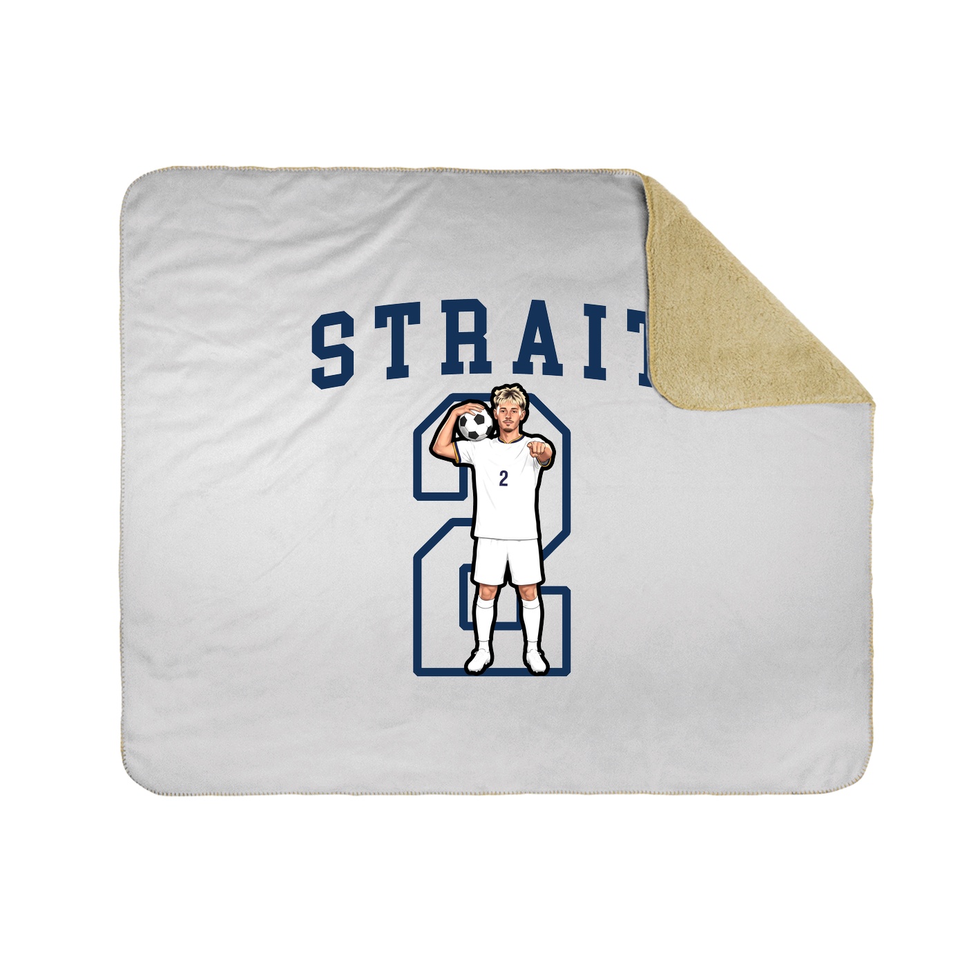 Throw Blanket — Shirsey in White