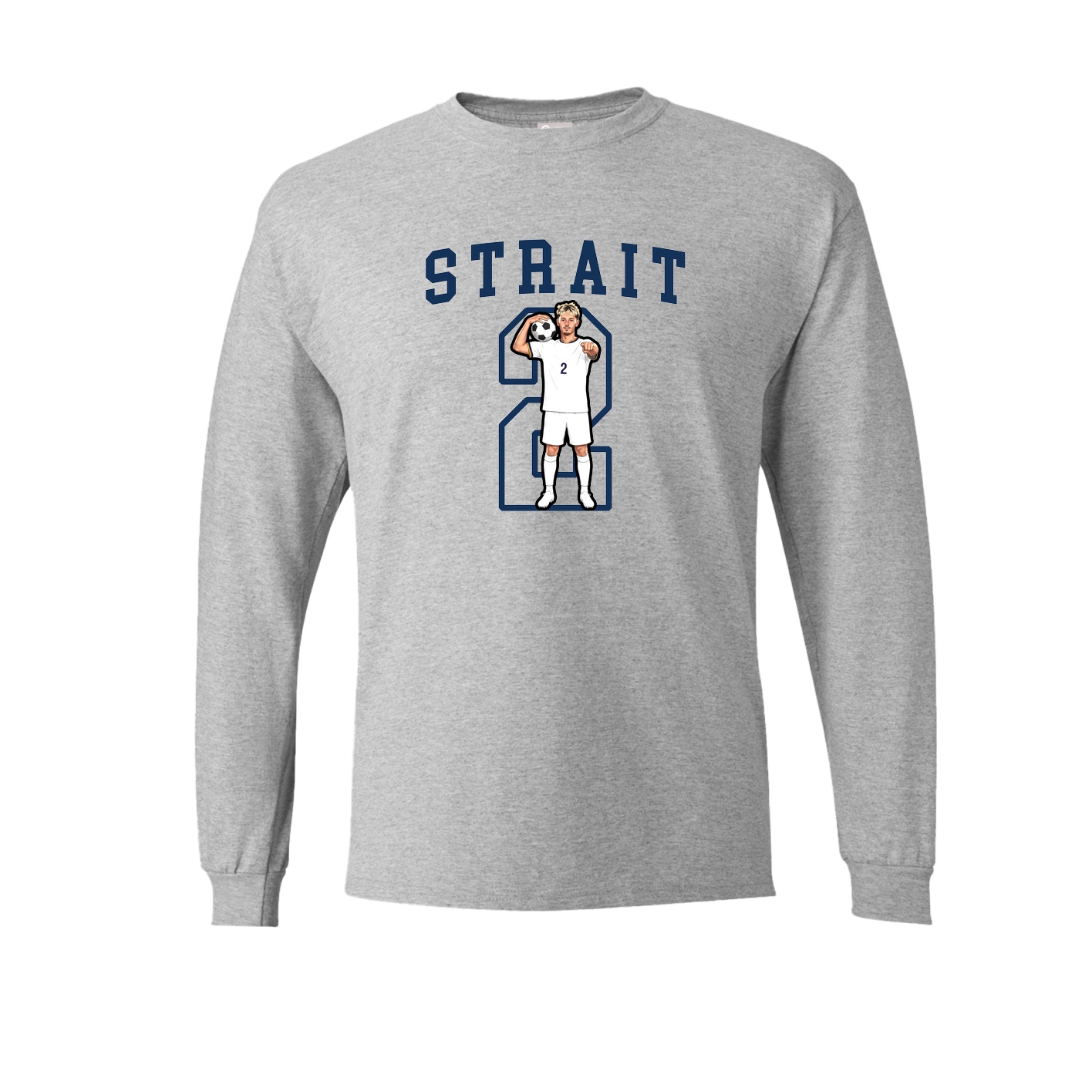 Long Sleeve Tee — Shirsey in Grey