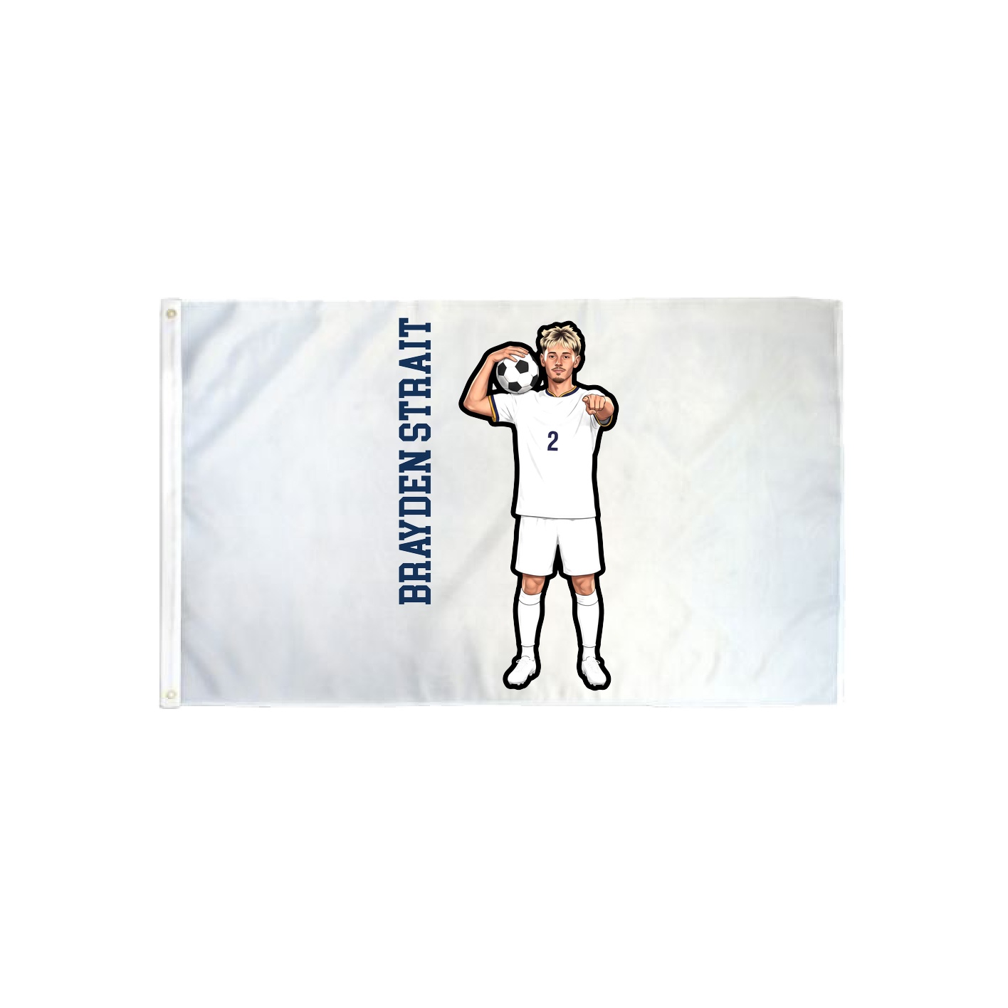 3x5 Flag — Name Vertical in Classic
