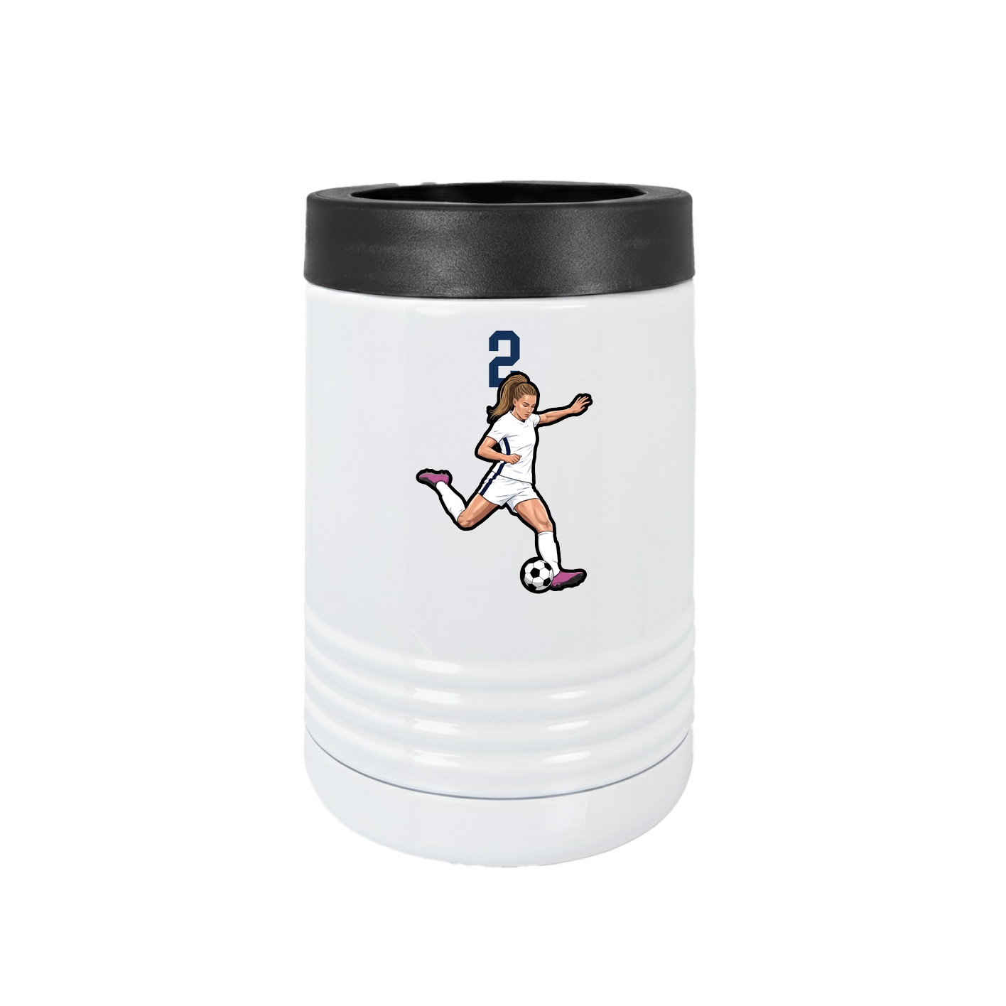 Beverage Holder — Number Top in White