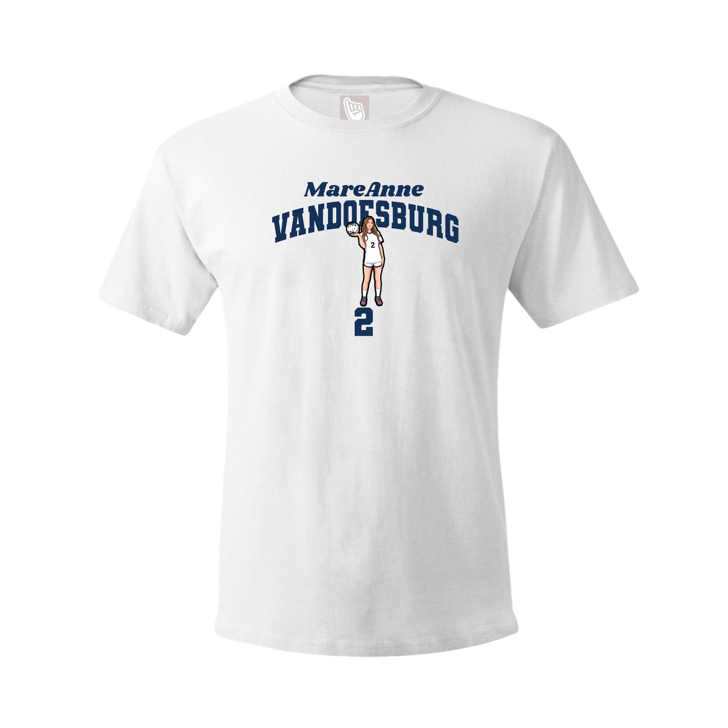Youth Tee — Signature Arch in White