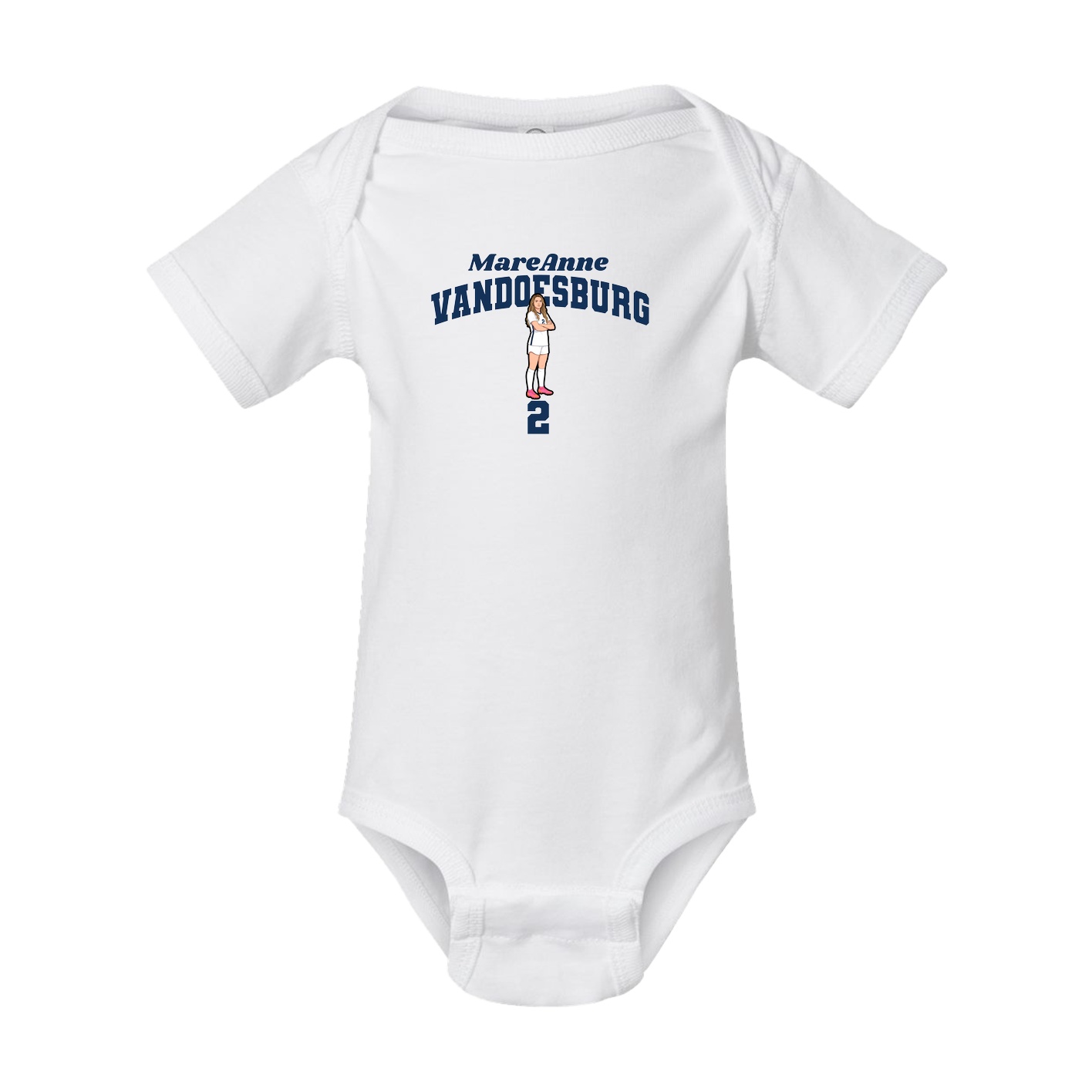Baby Onesie — Signature Arch in White