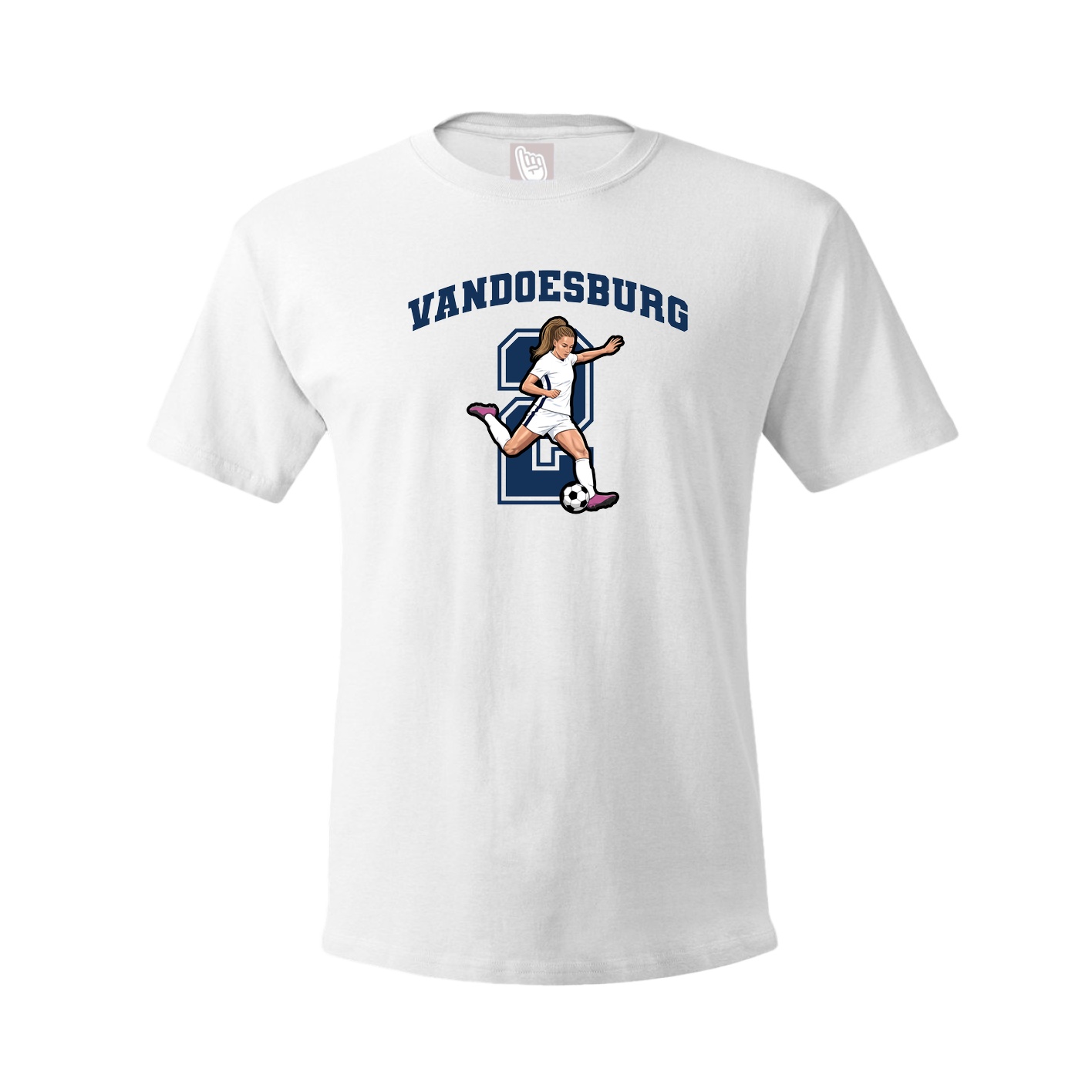 Tee — Number in White