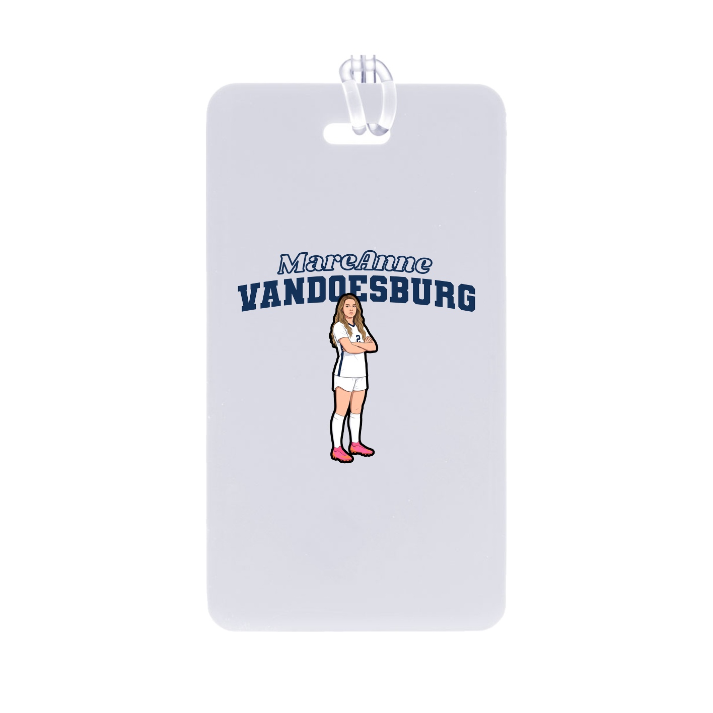 Bag Tag — Name Arch in Classic