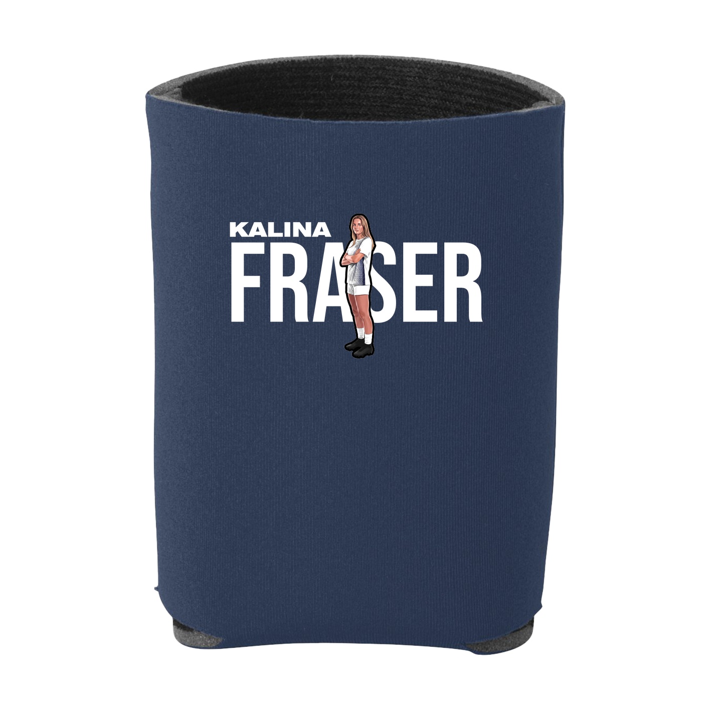 Can Holder — Player Name in Navy