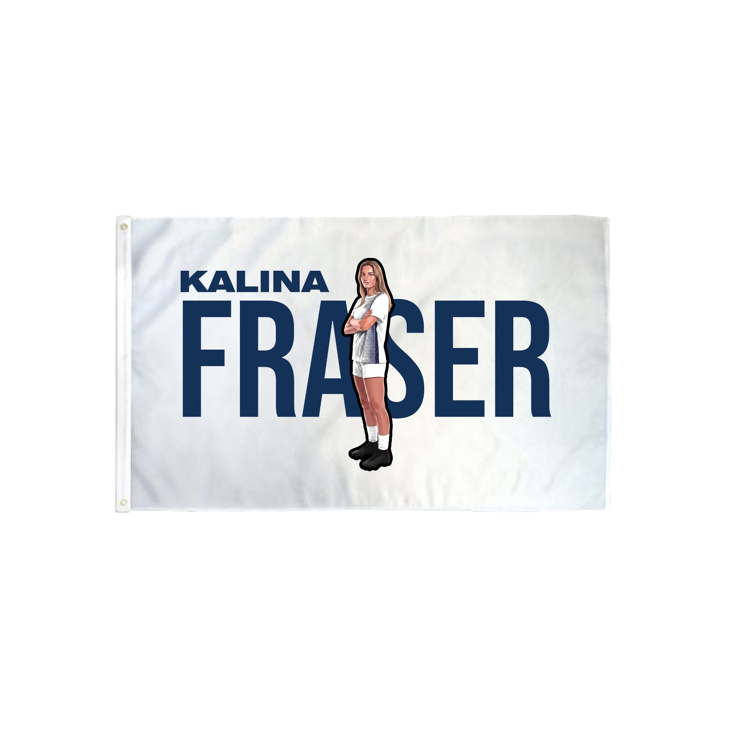 3x5 Flag — Player Name in Classic