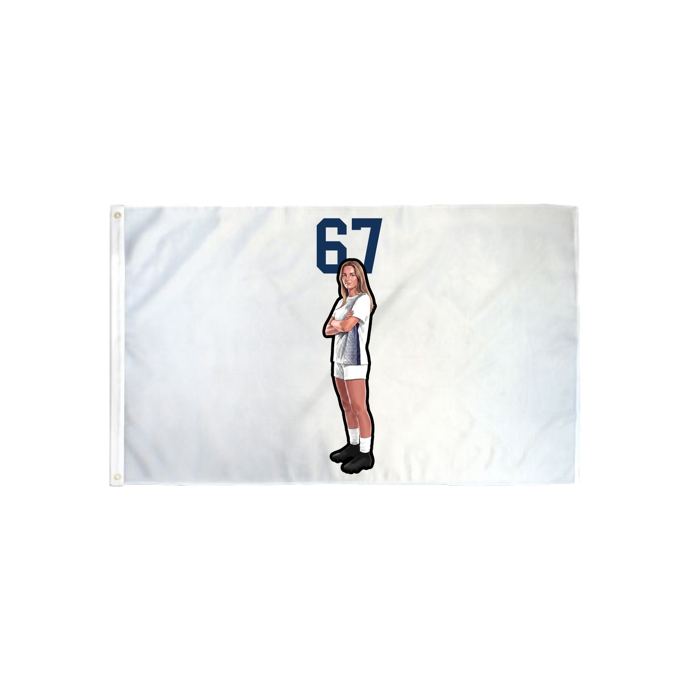 3x5 Flag — Number Top in Classic