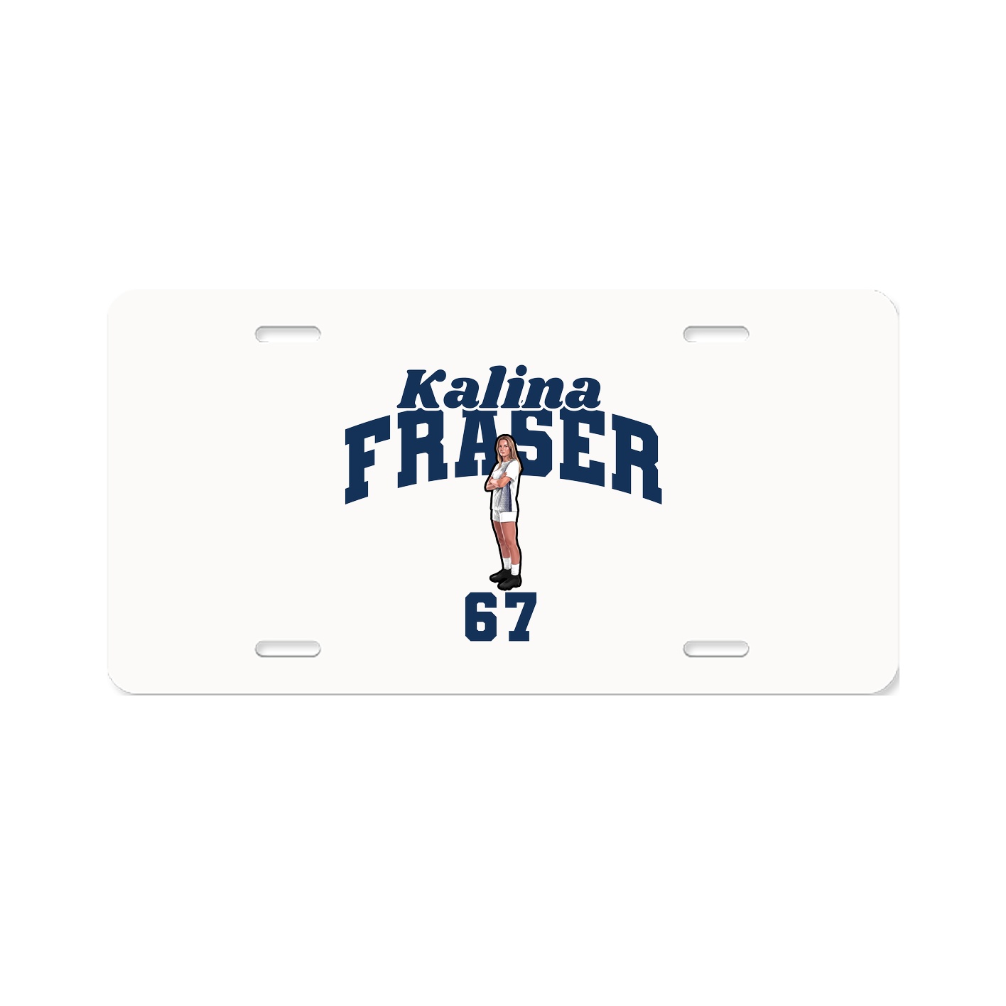 License Plate — Signature Arch in Classic