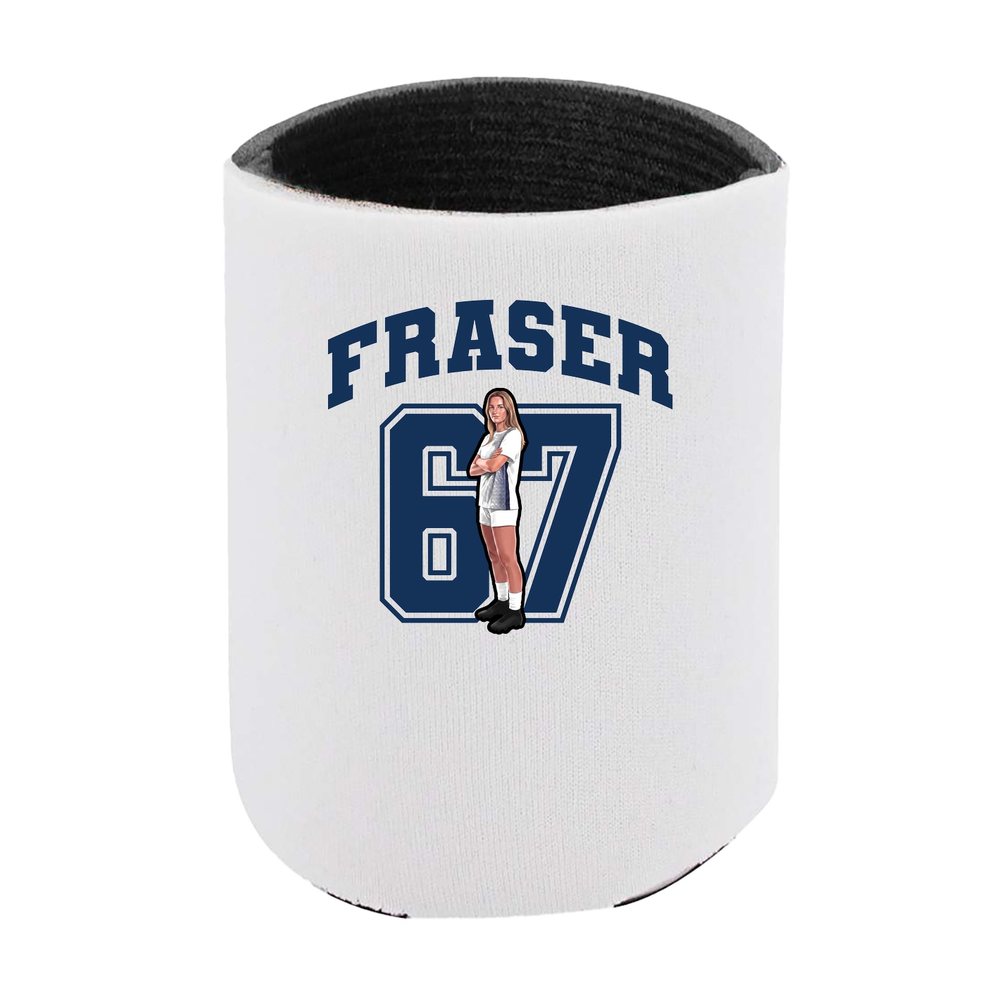 Can Holder — Number in White