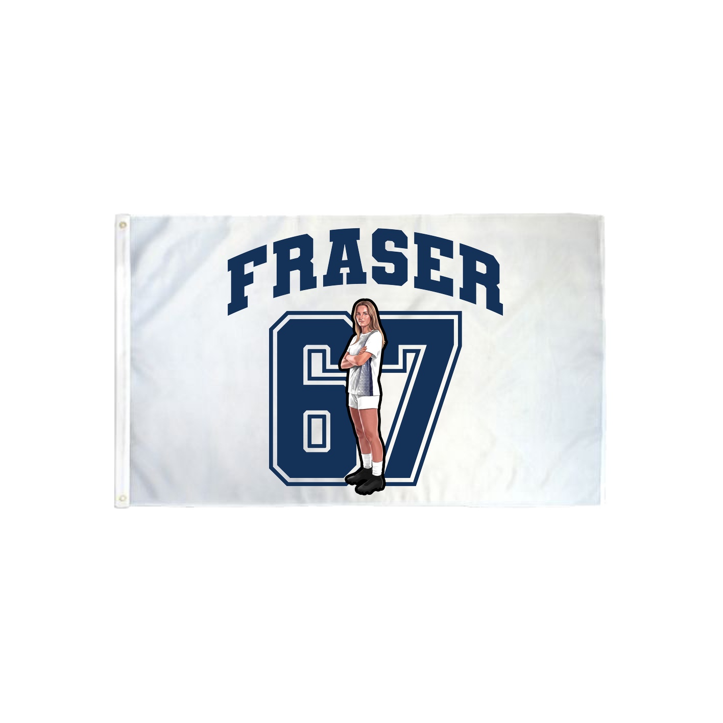 3x5 Flag — Number in Classic