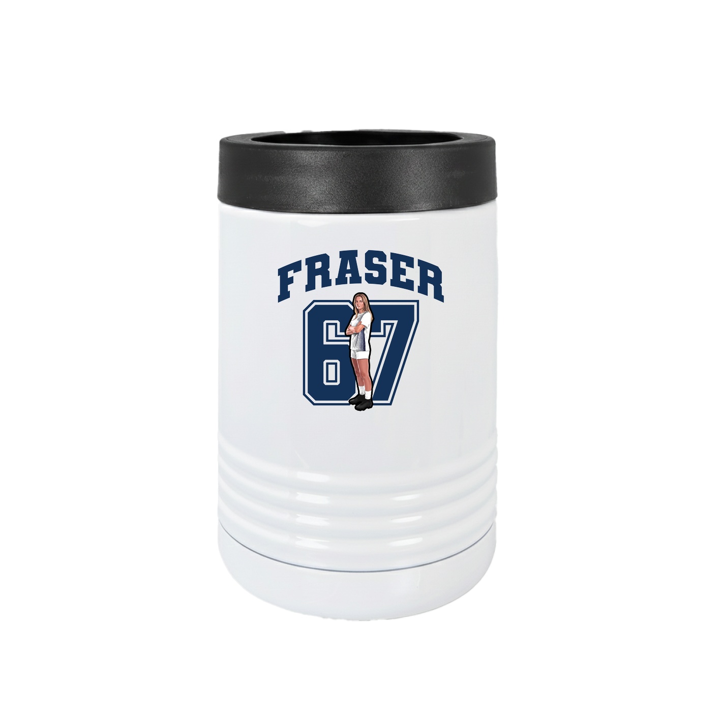 Beverage Holder — Number in White
