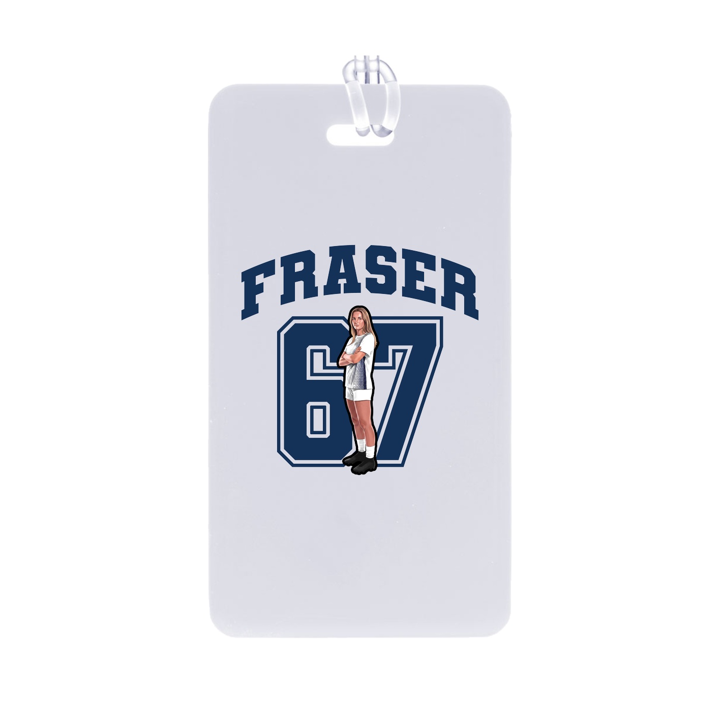 Bag Tag — Number in Classic