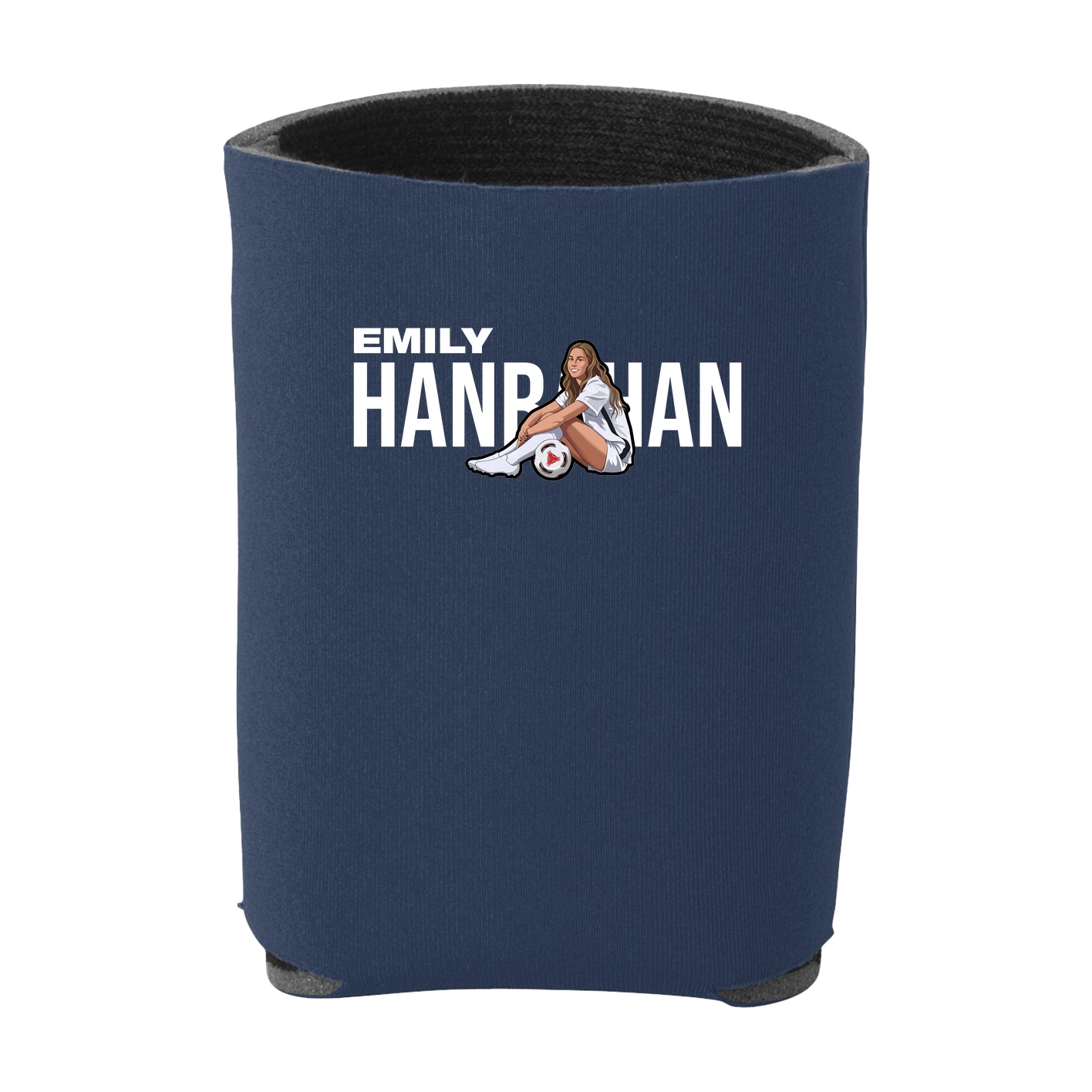 Can Holder — Player Name in Navy