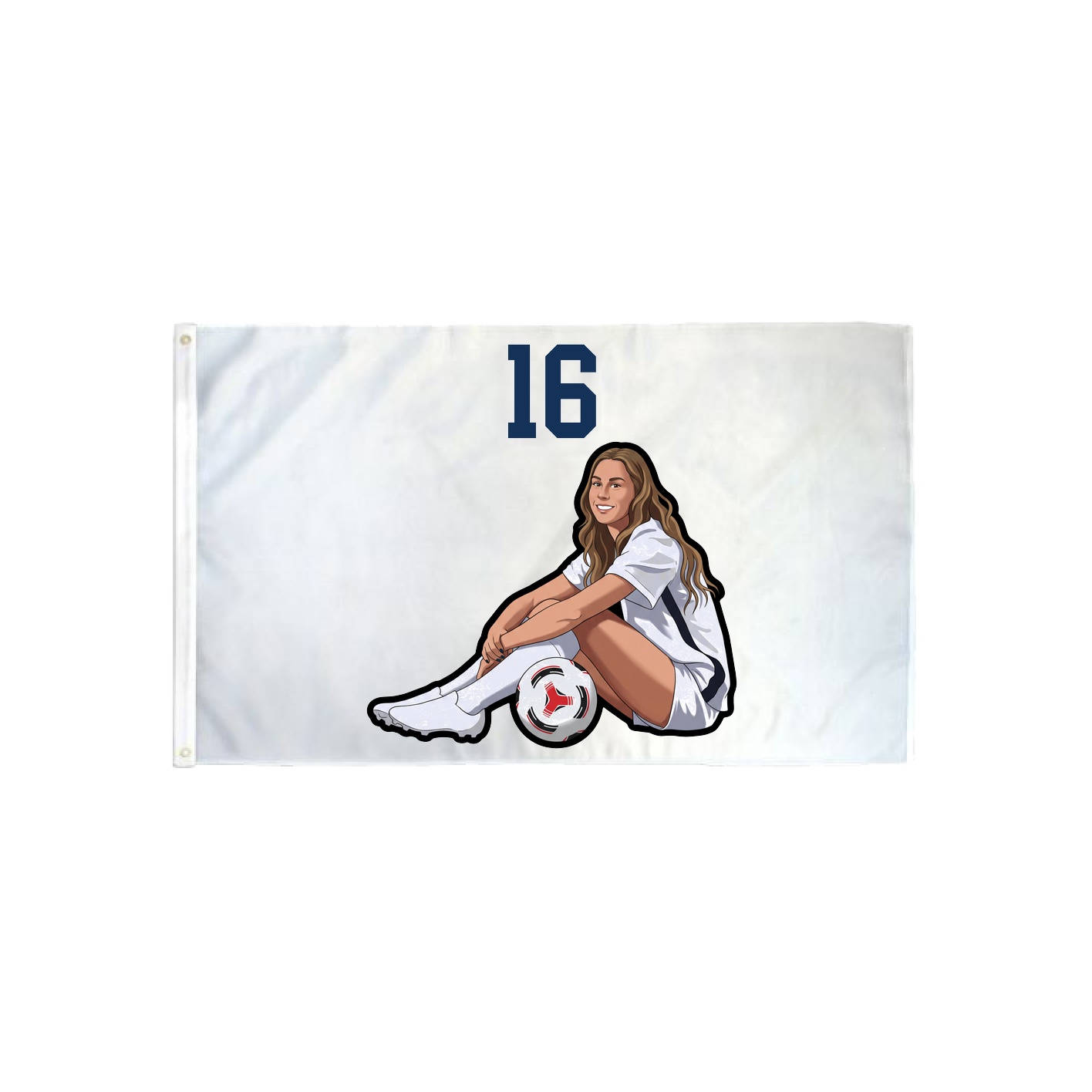 3x5 Flag — Number Top in Classic