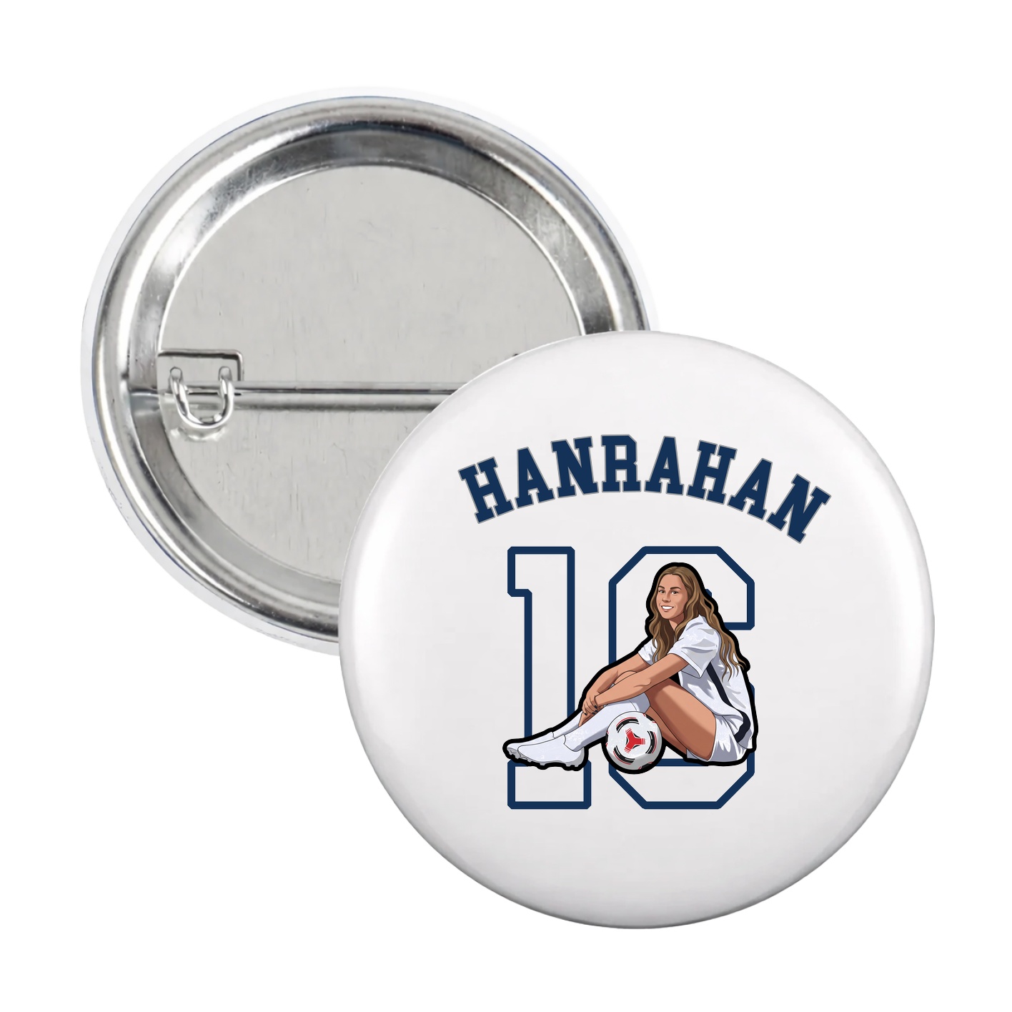 Game Day Button — Shirsey Arch in White