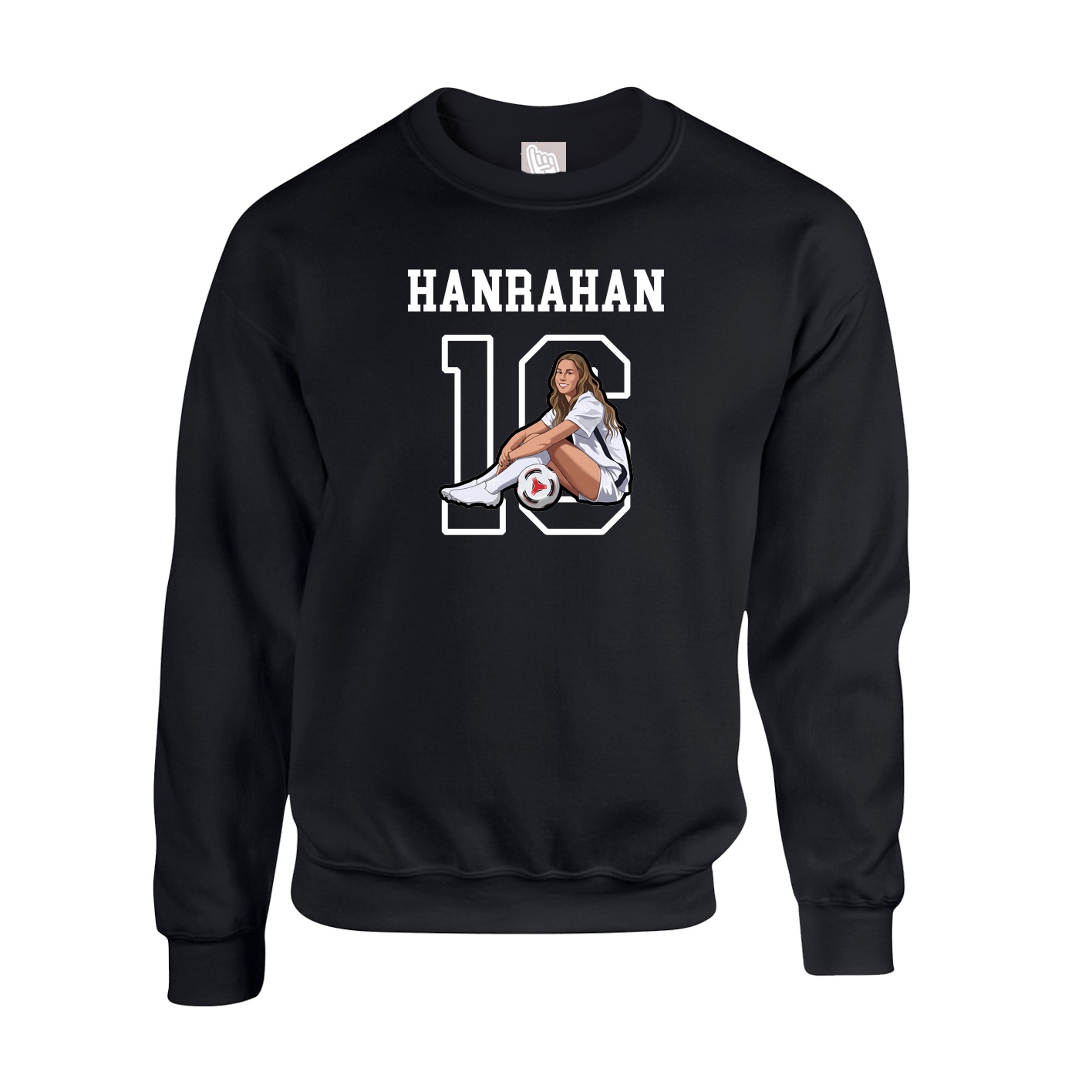 Fleece Crew — Shirsey in Black