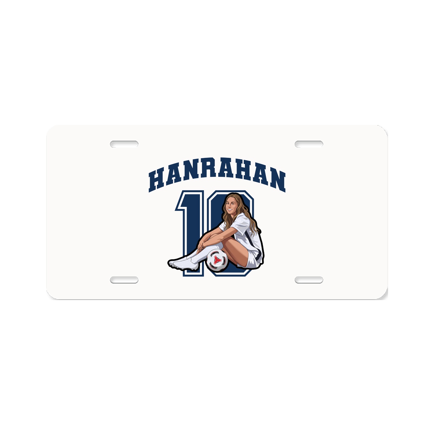 License Plate — Number in Classic