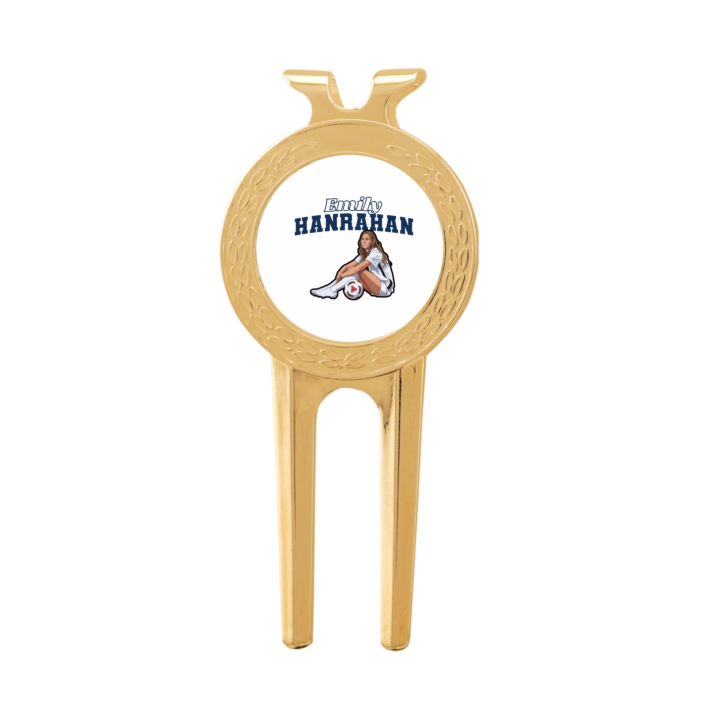 Divot Tool with Ball Marker — Name Arch in Classic