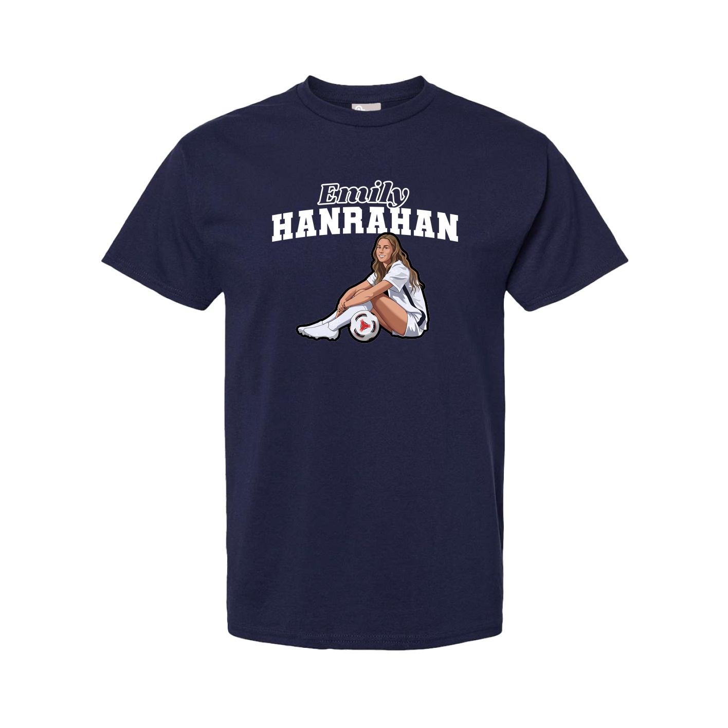 Tee — Name Arch in Navy