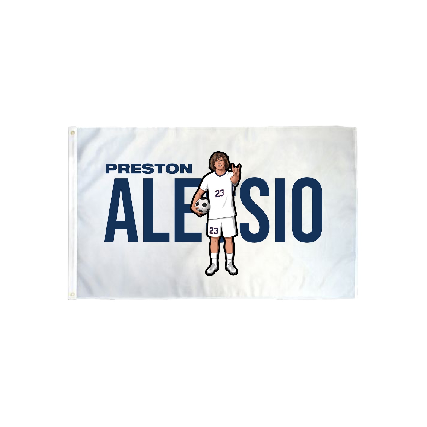 3x5 Flag — Player Name in Classic