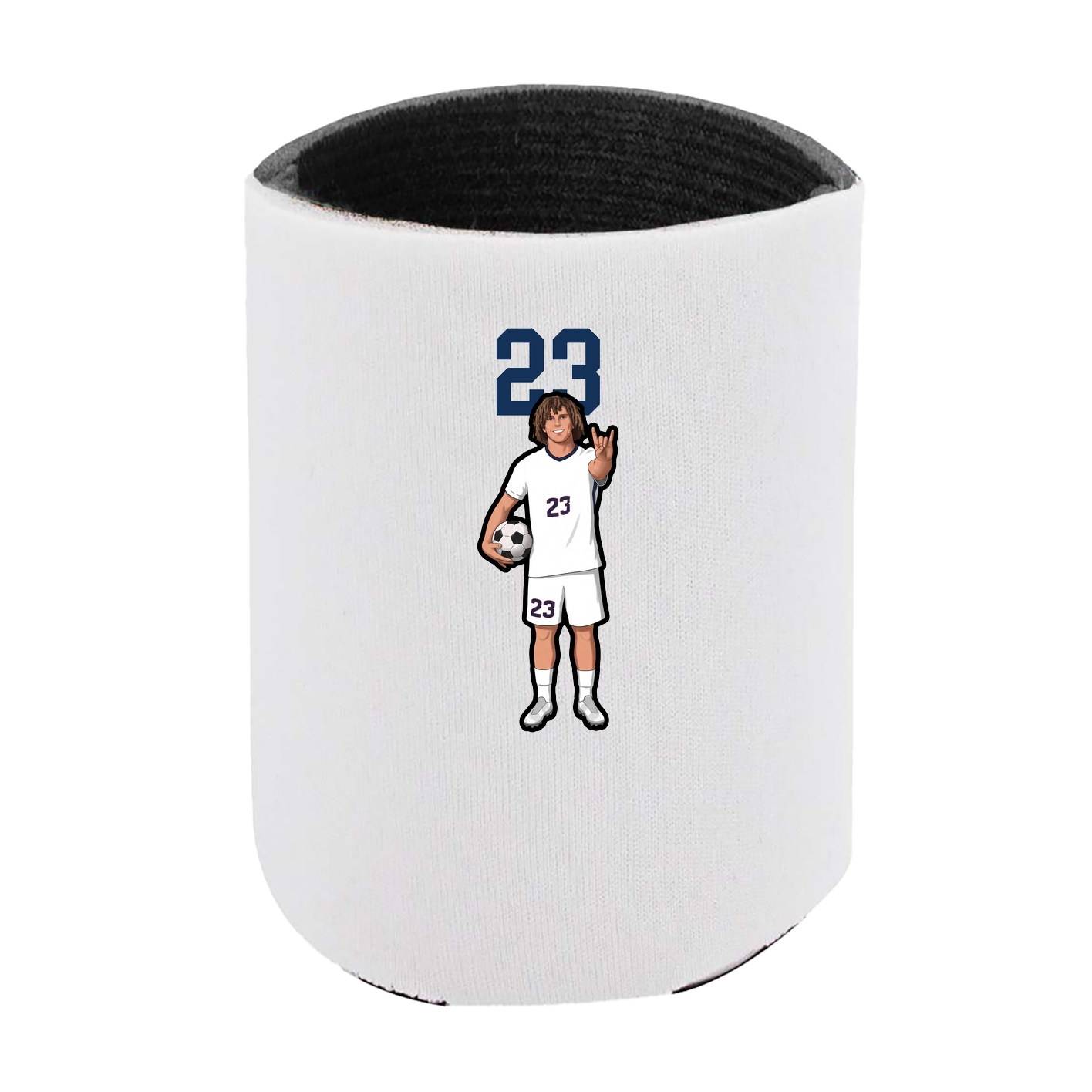 Can Holder — Number Top in White
