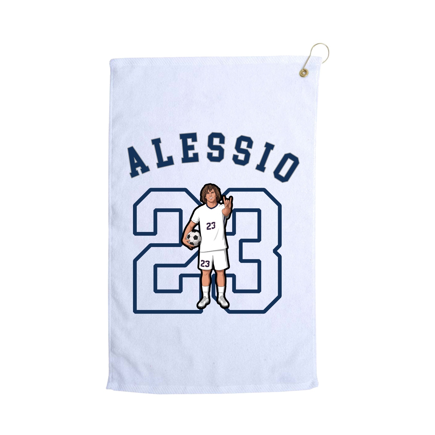 Golf Towel — Shirsey Arch in White