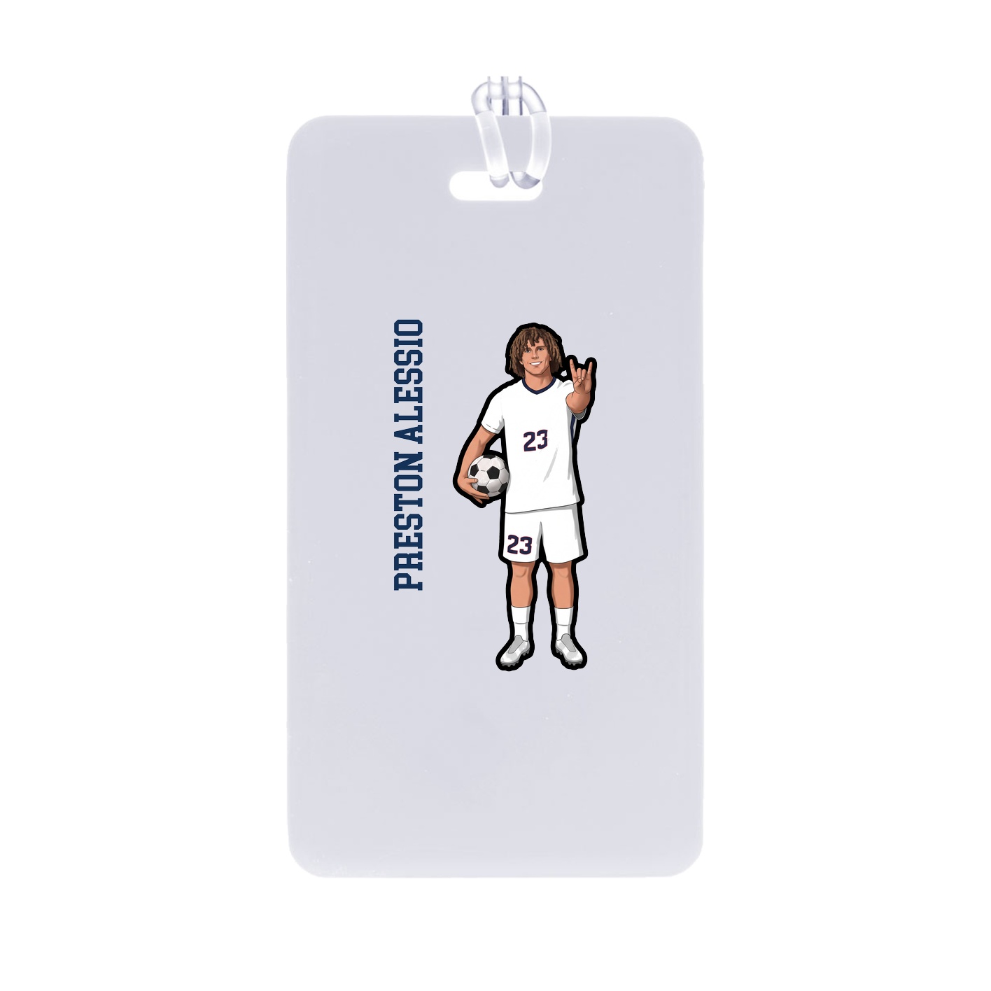Bag Tag — Name Vertical in Classic