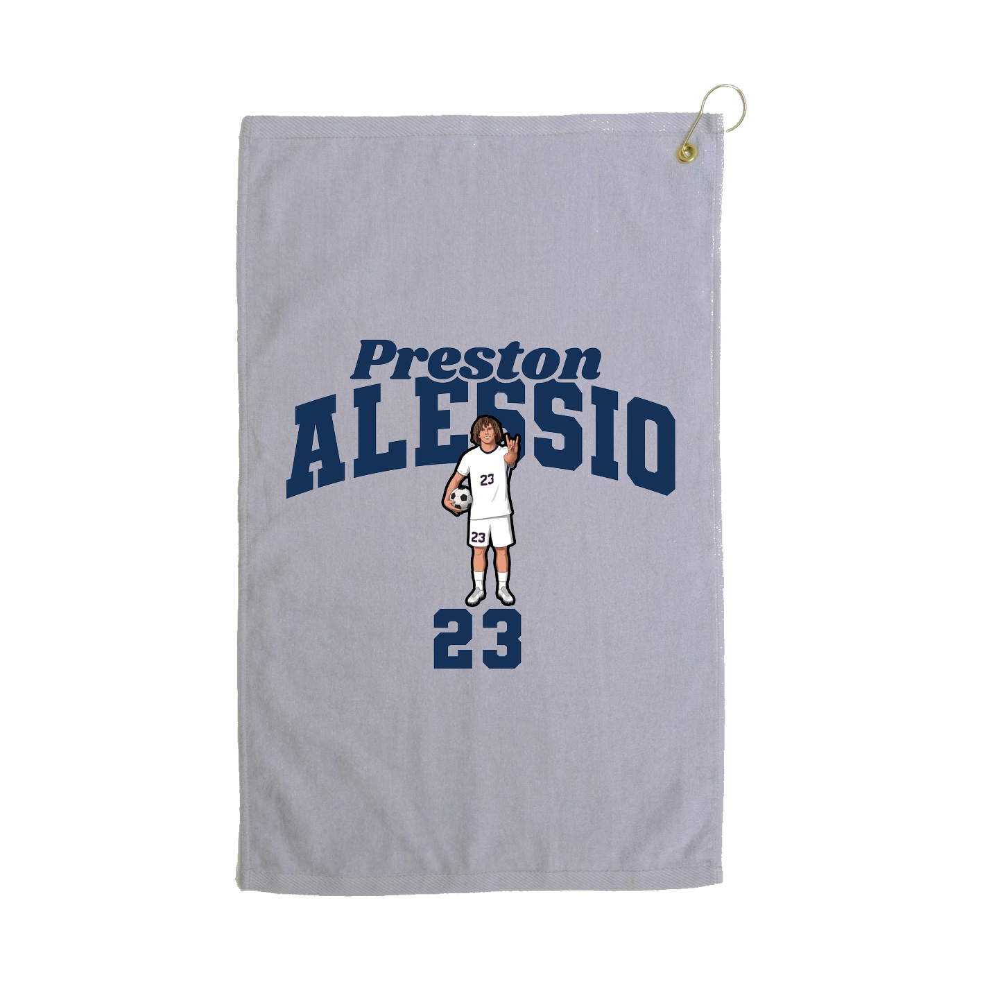 Golf Towel — Signature Arch in Grey