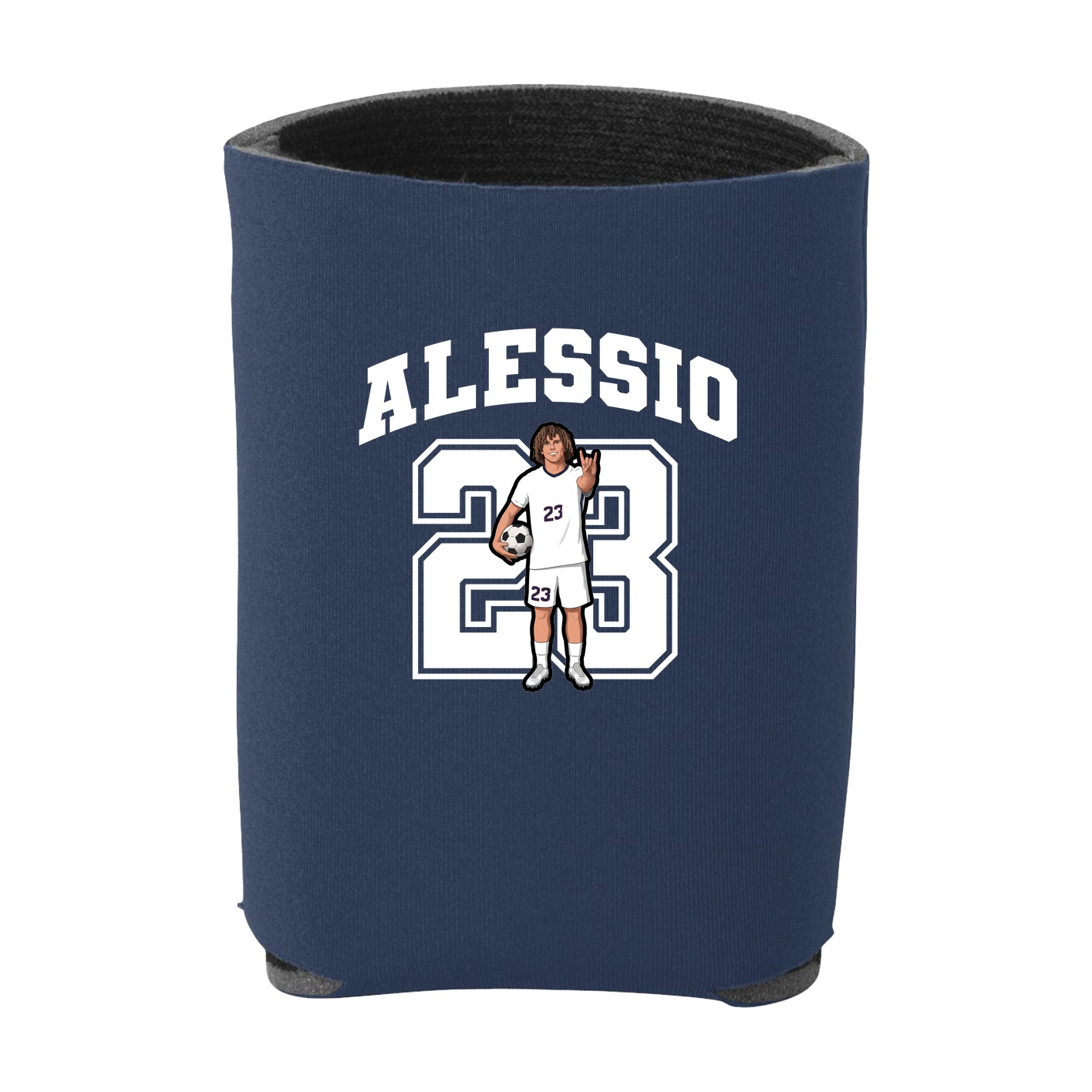 Can Holder — Number in Navy