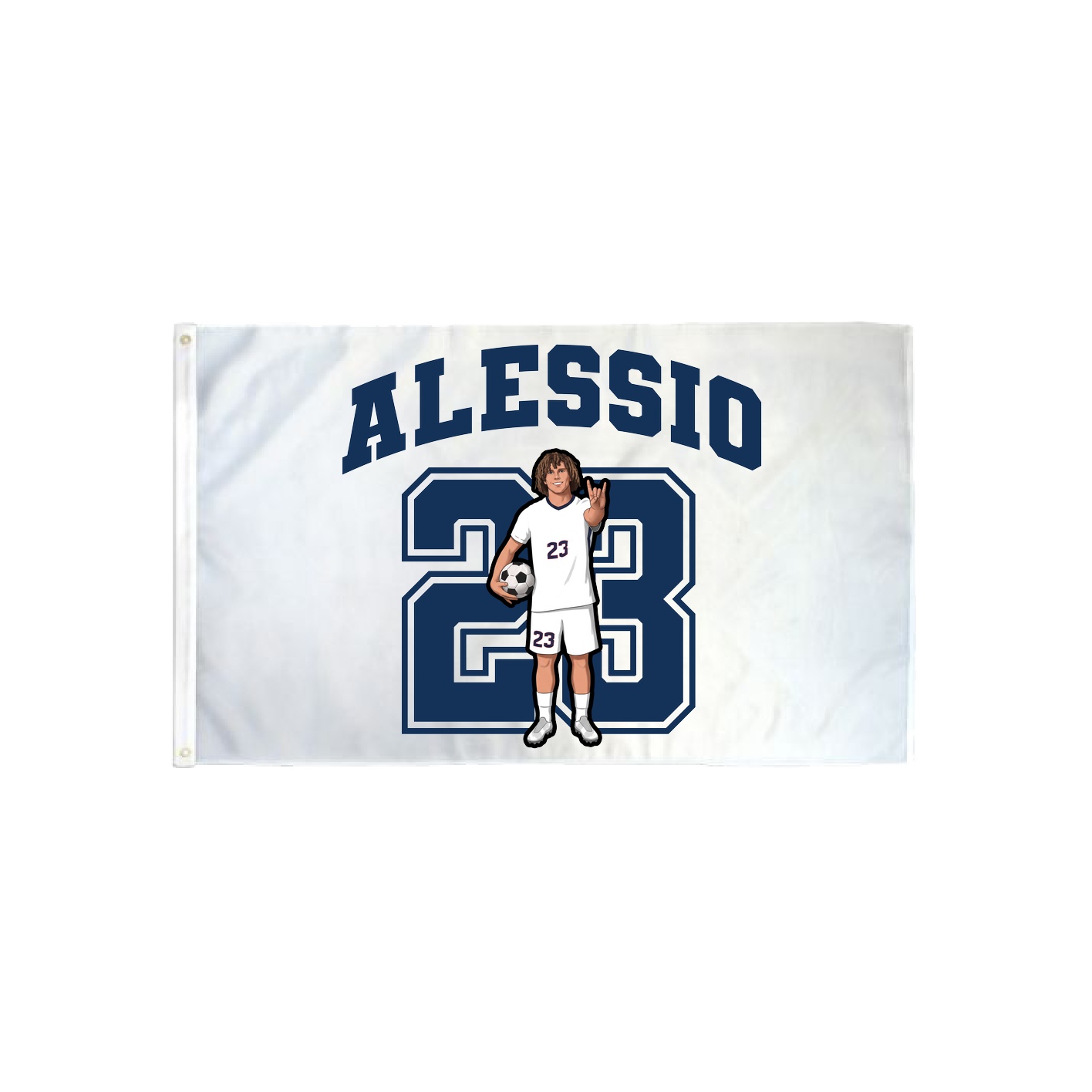 3x5 Flag — Number in Classic