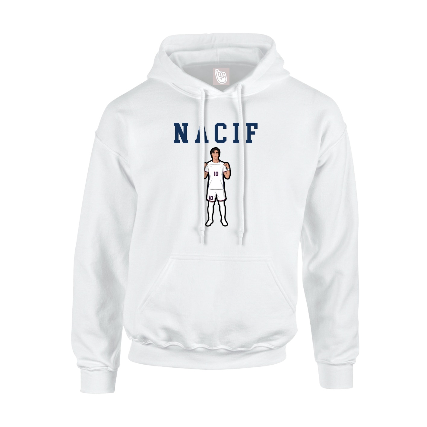 Youth Hoodie — Shirsey in White