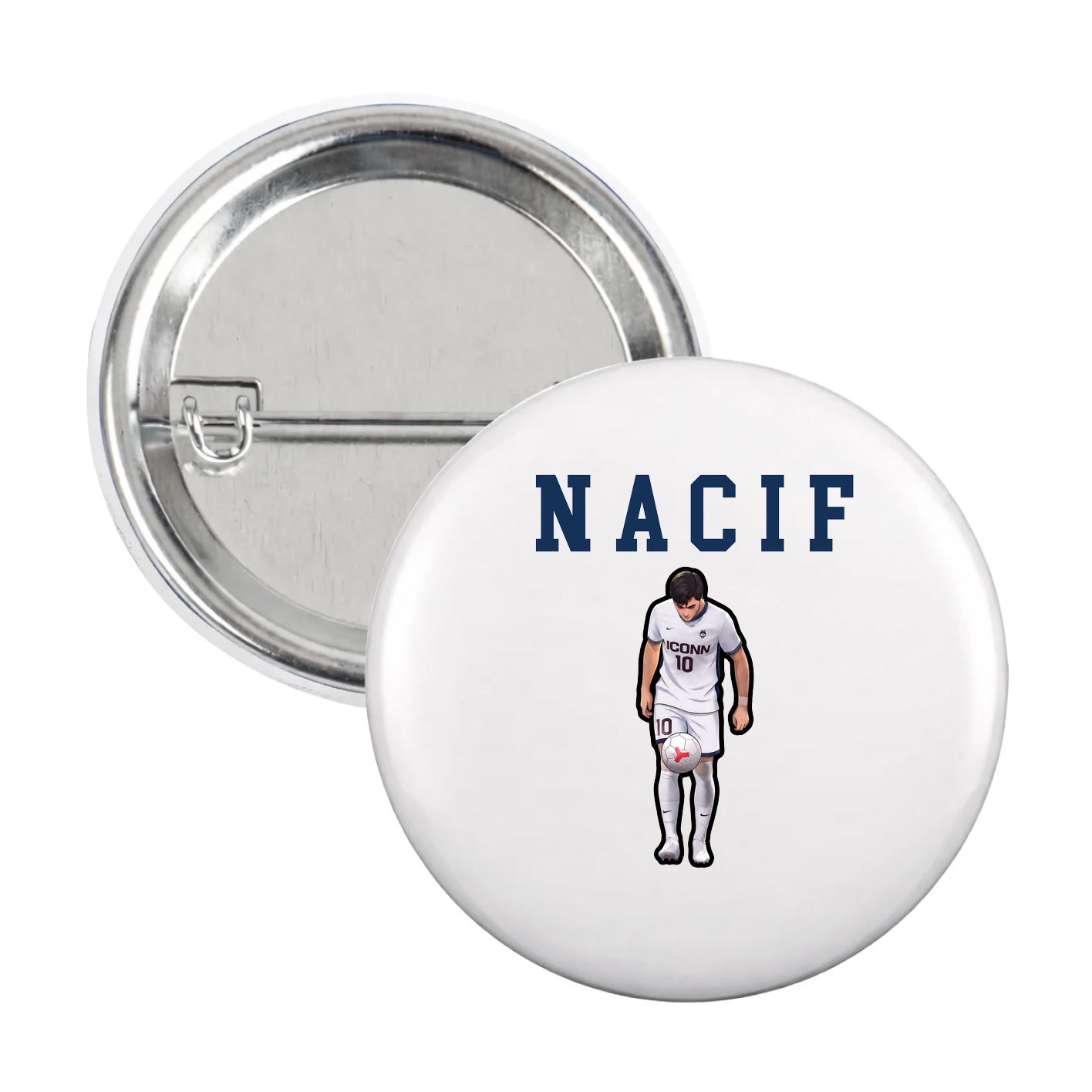 Game Day Button — Shirsey in White