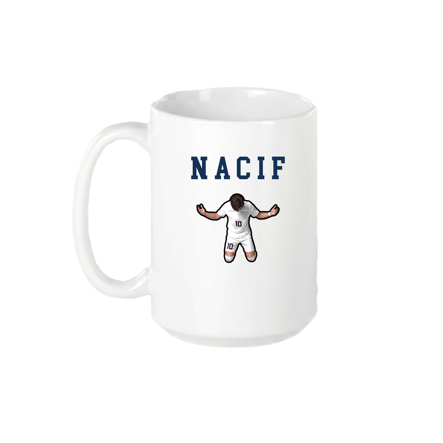 15oz Coffee Mug — Shirsey in White