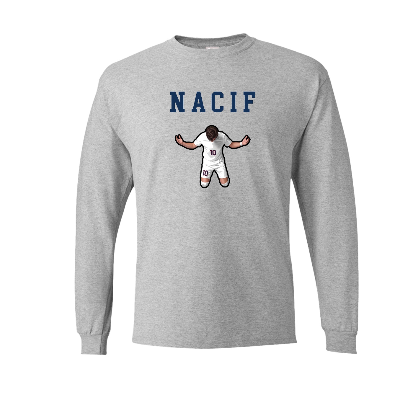 Long Sleeve Tee — Shirsey in Grey