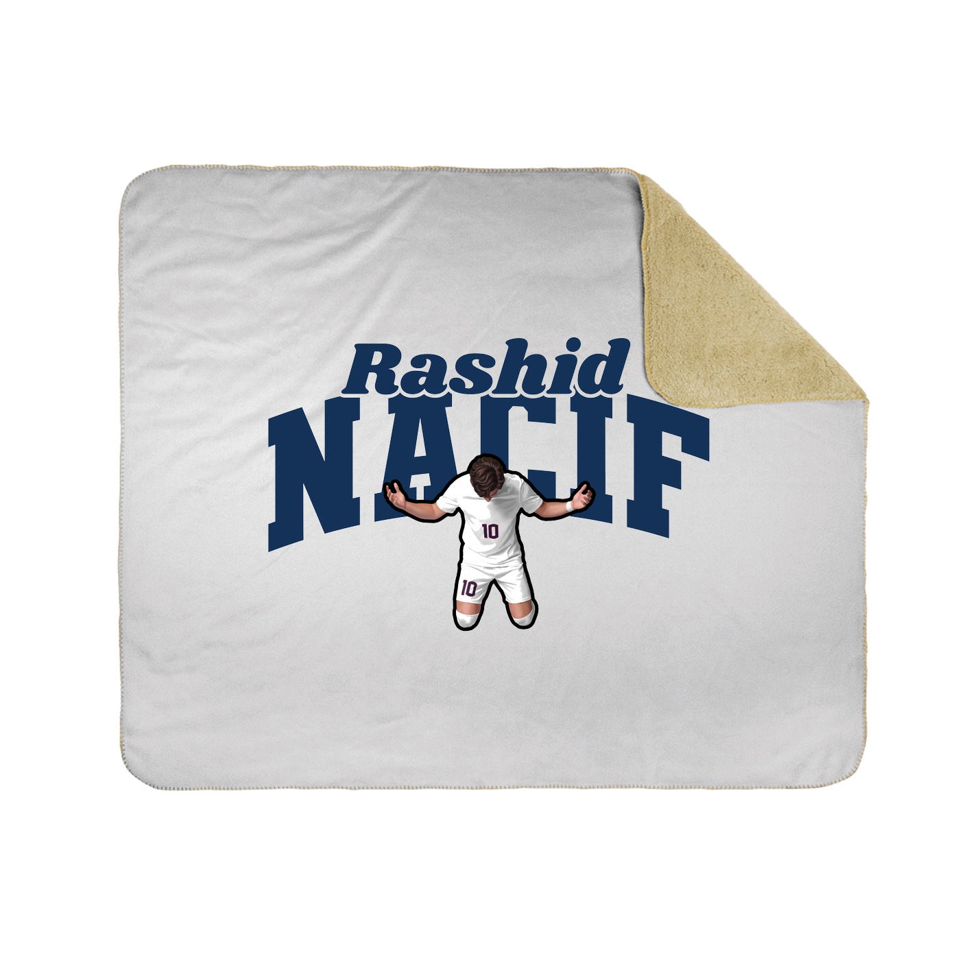 Throw Blanket — Signature Arch in White