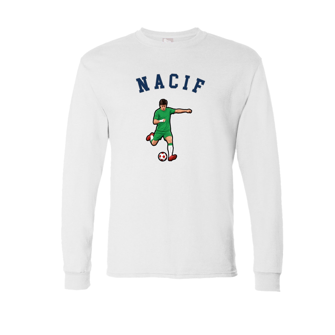 Long Sleeve Tee — Shirsey Arch in White